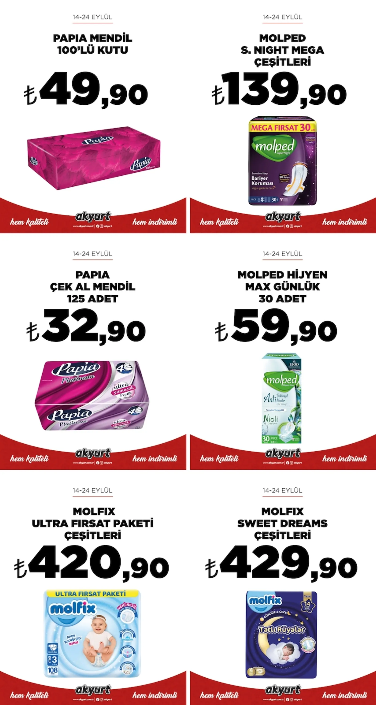 Akyurt  Süpermarket broşürü