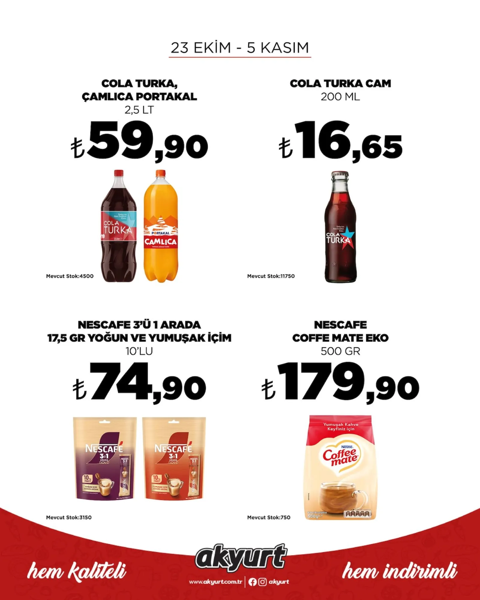 Akyurt  Süpermarket broşürü sayfa 2