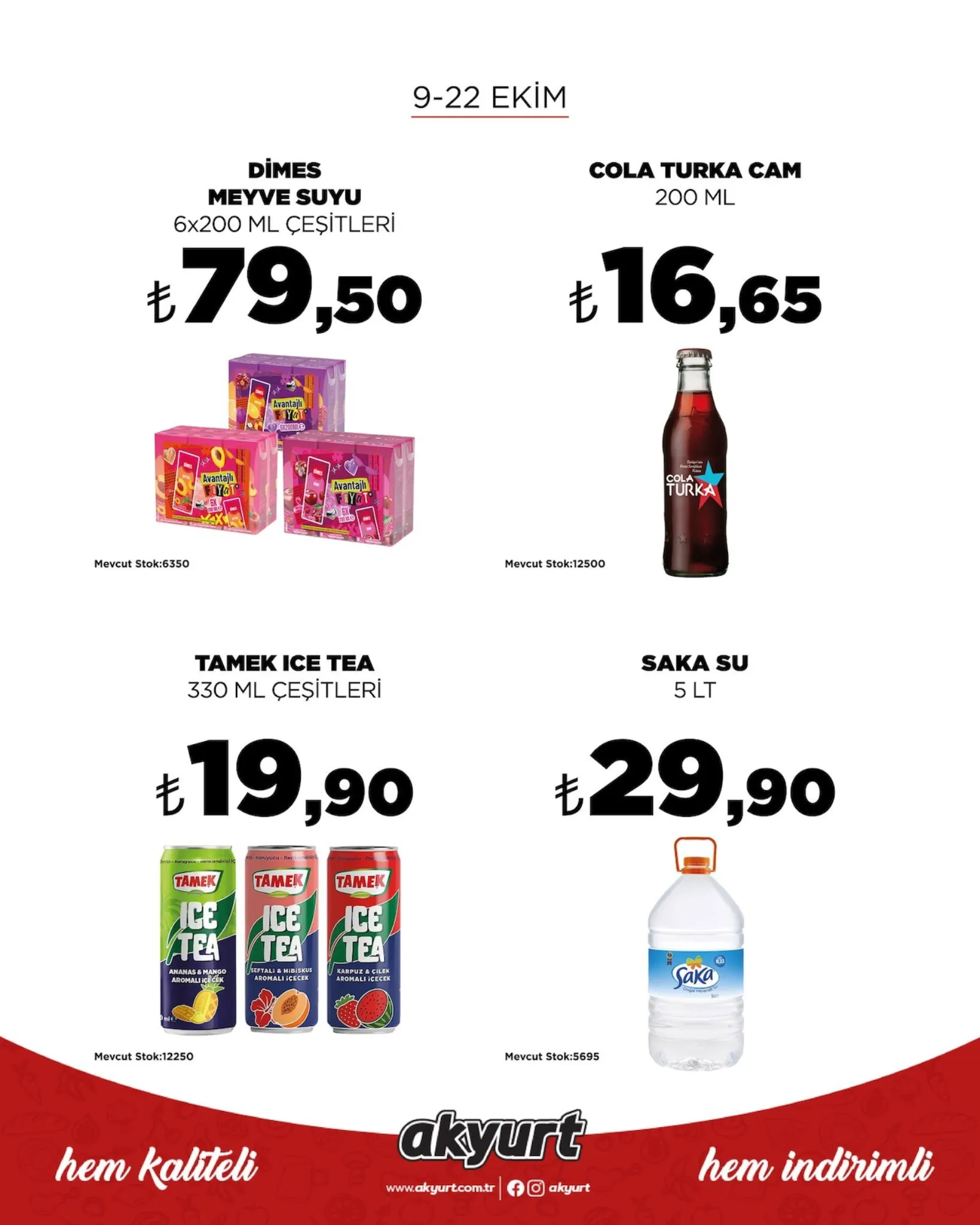 Akyurt  Süpermarket broşürü sayfa 2