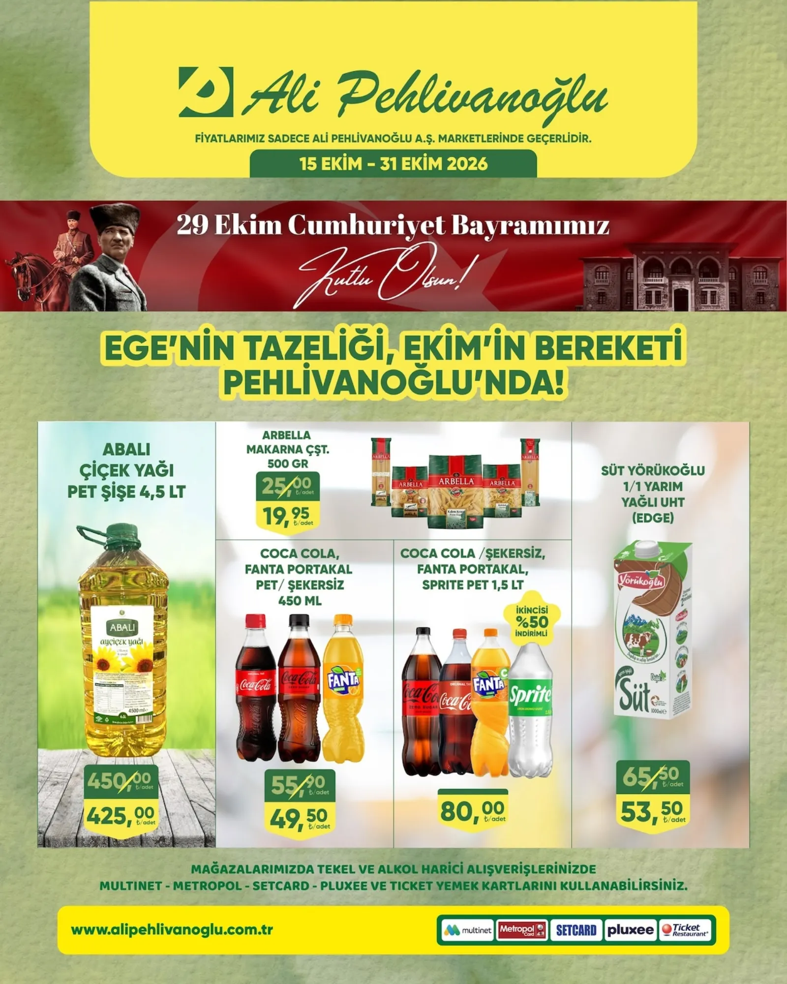 Ali Pehlivanoğlu broşürü sayfa 1