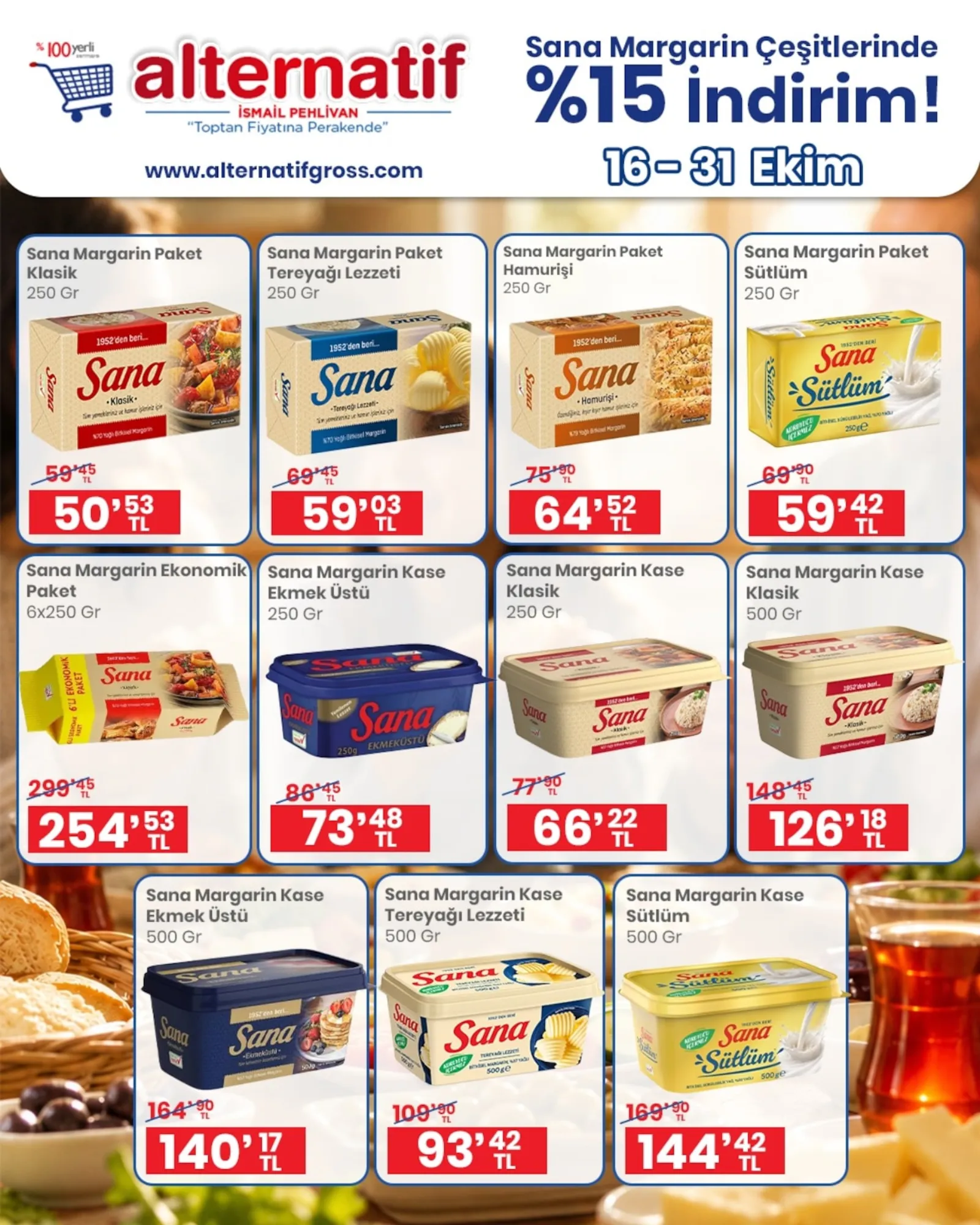 Alternatif Gross Market broşürü sayfa 1