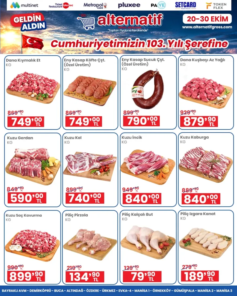 Alternatif Gross Market broşürü sayfa 1
