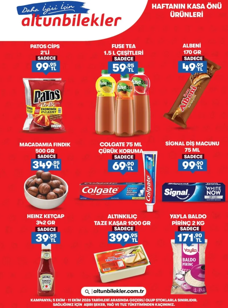 Altunbilekler broşürü sayfa 1