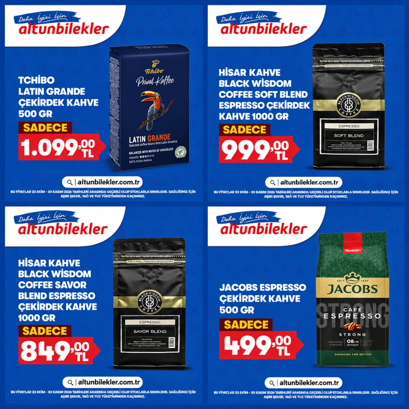 Altunbilekler broşürü sayfa 1