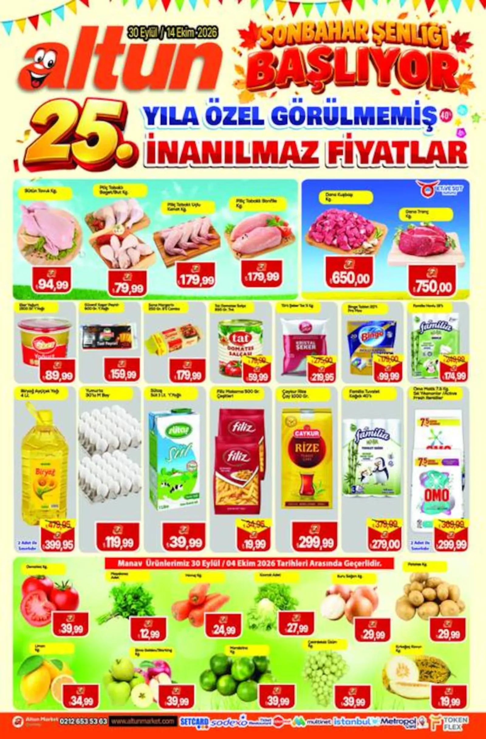 Altun Market broşürü sayfa 1
