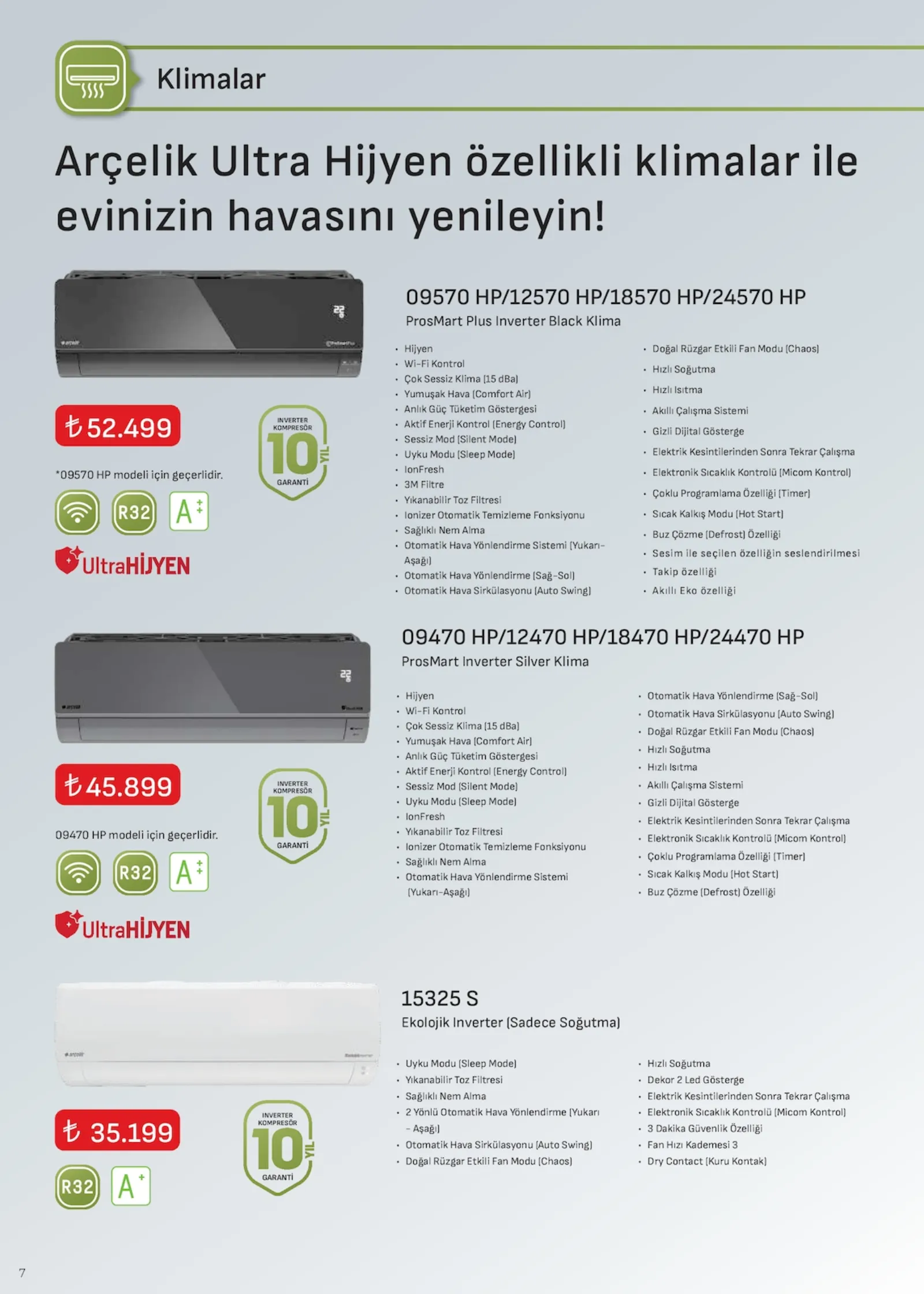 Arçelik broşürü sayfa 8