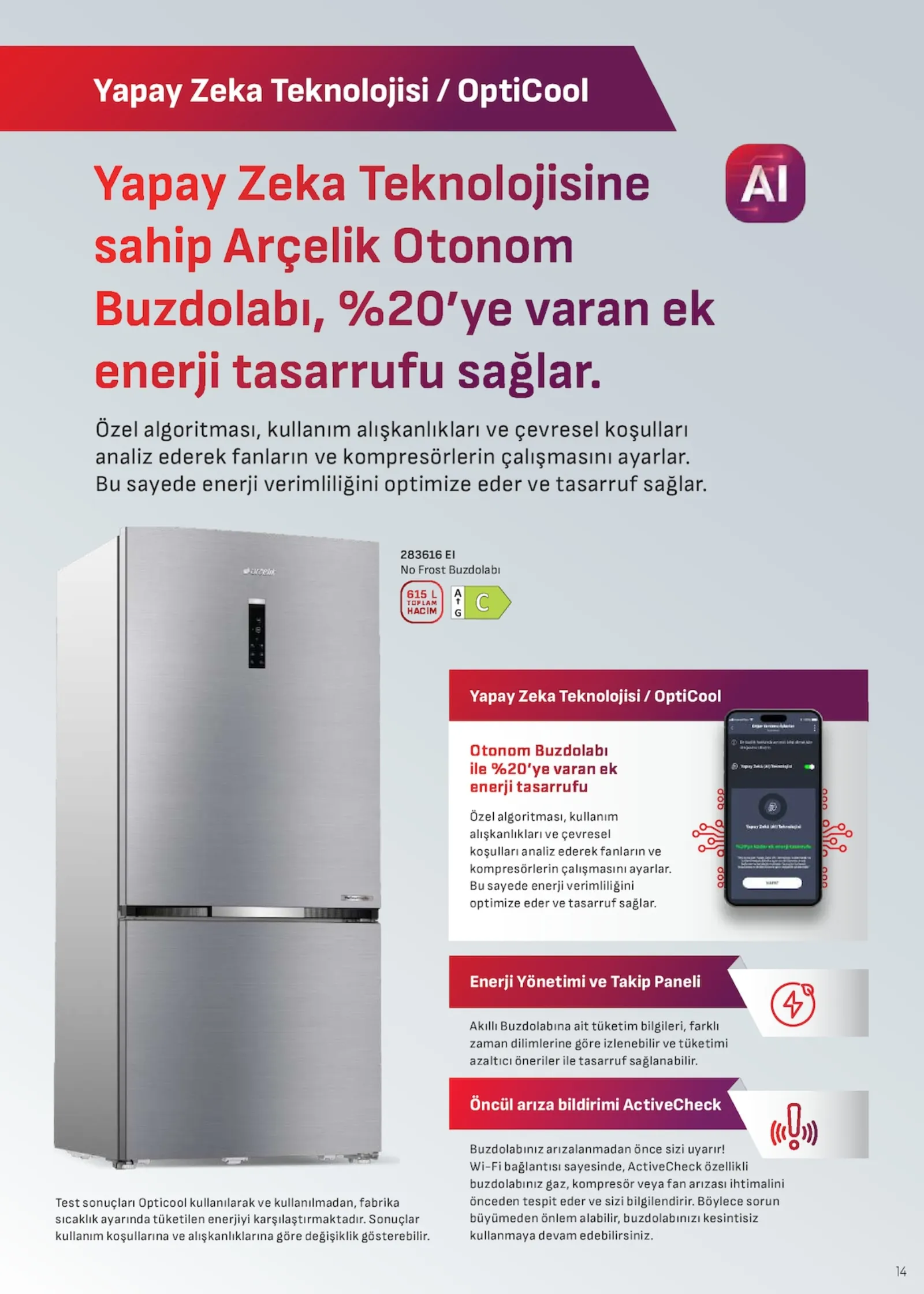 Arçelik broşürü sayfa 14