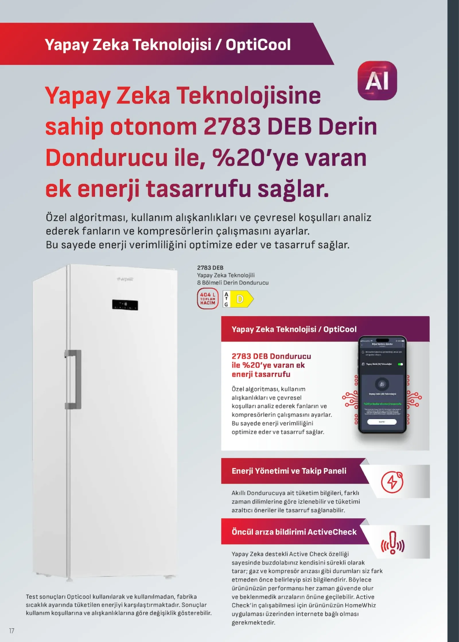 Arçelik broşürü sayfa 17