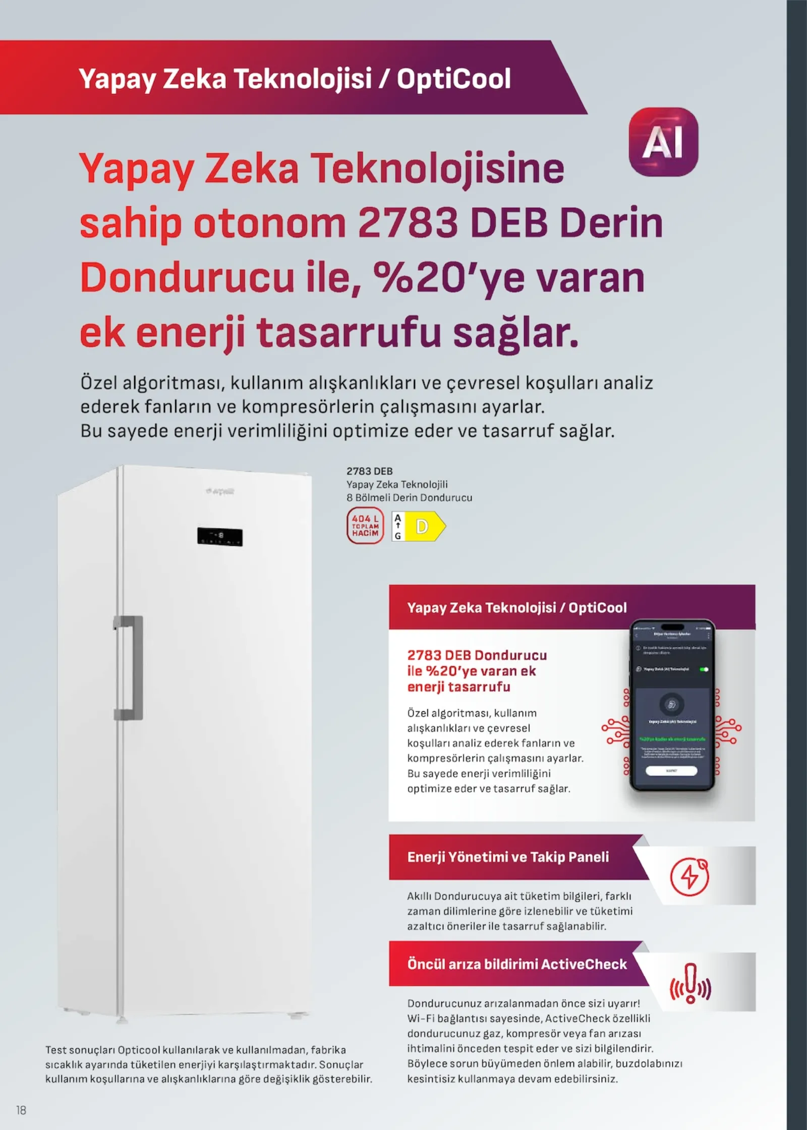 Arçelik broşürü sayfa 18