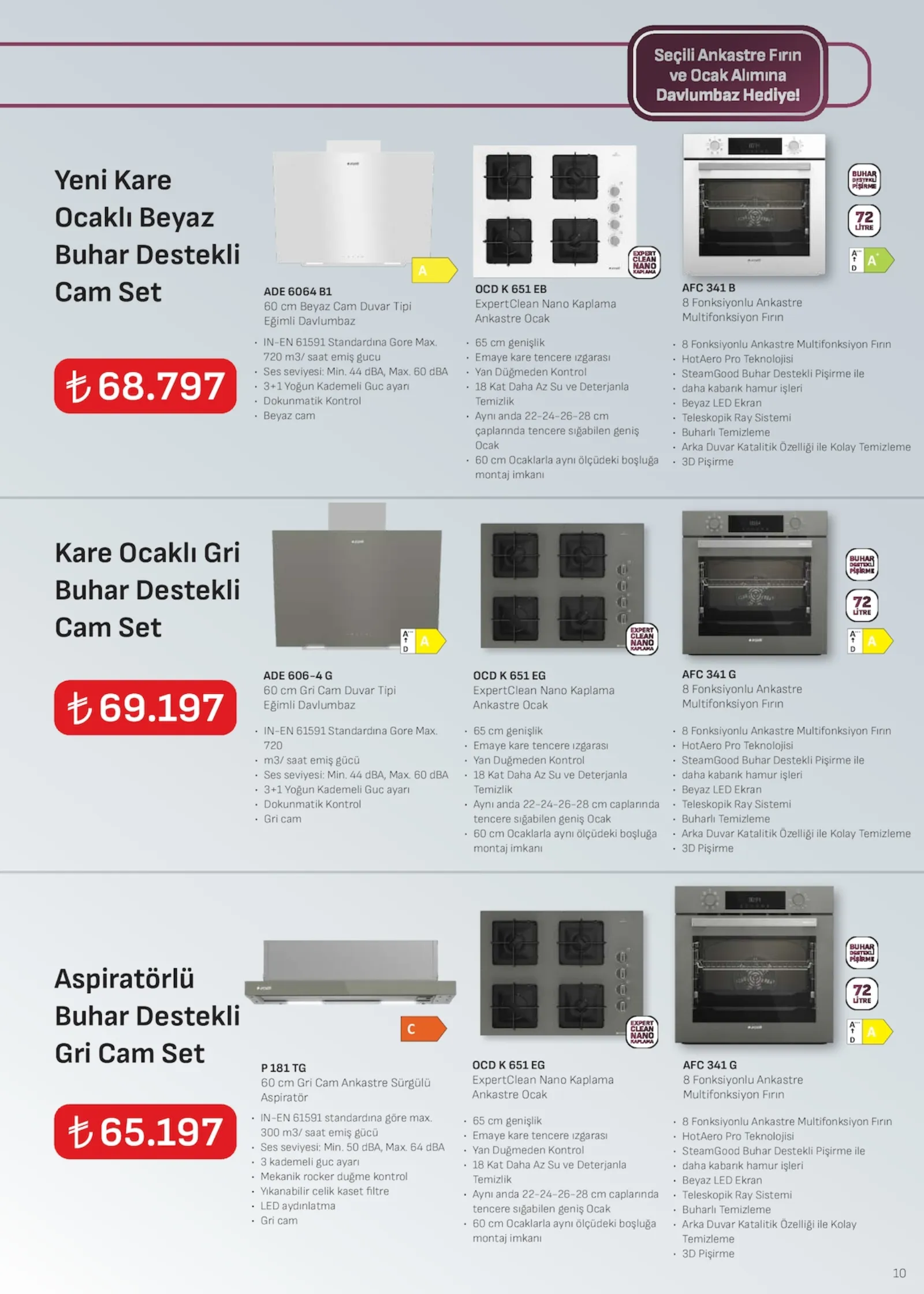Arçelik broşürü sayfa 10