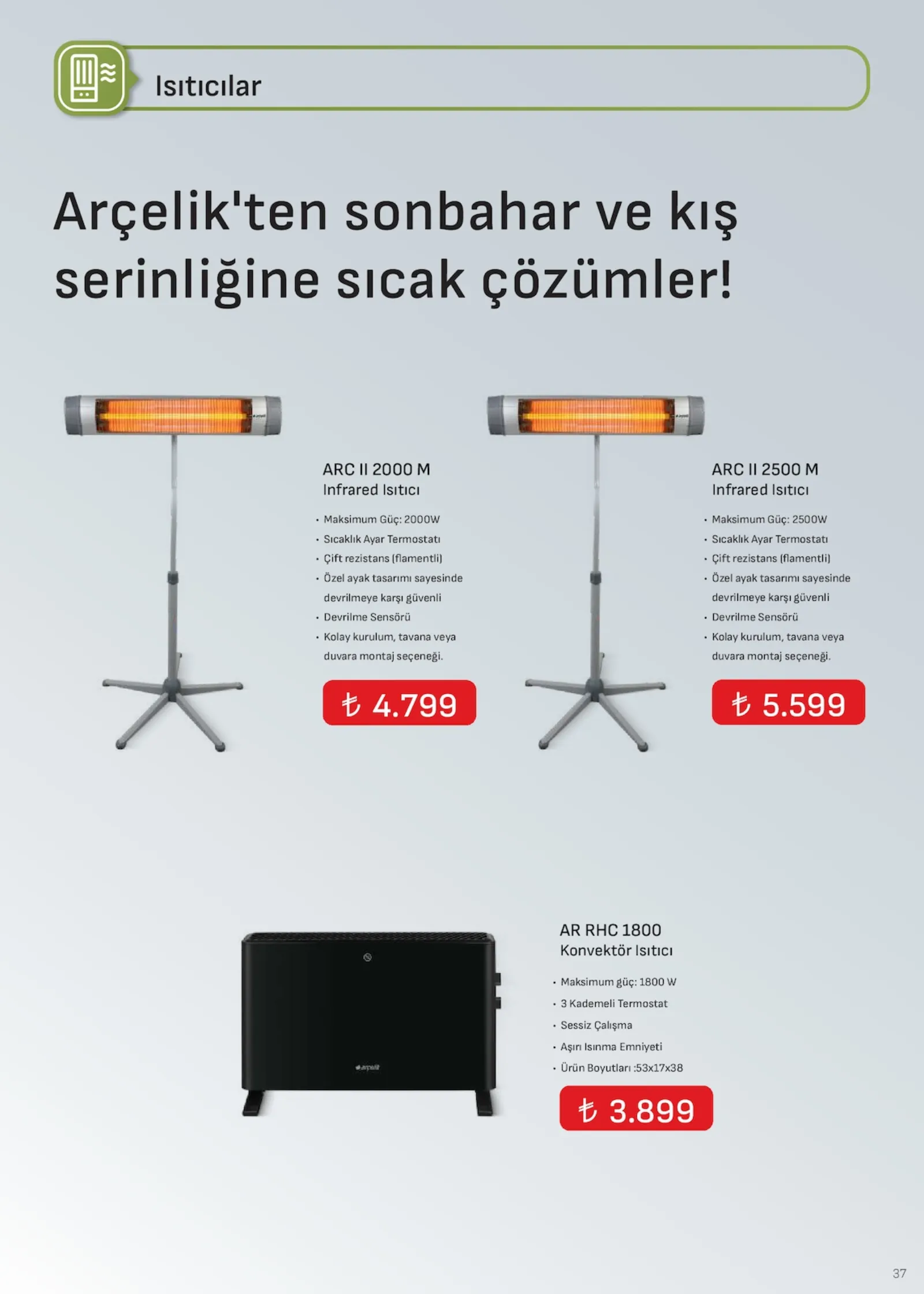 Arçelik broşürü sayfa 37