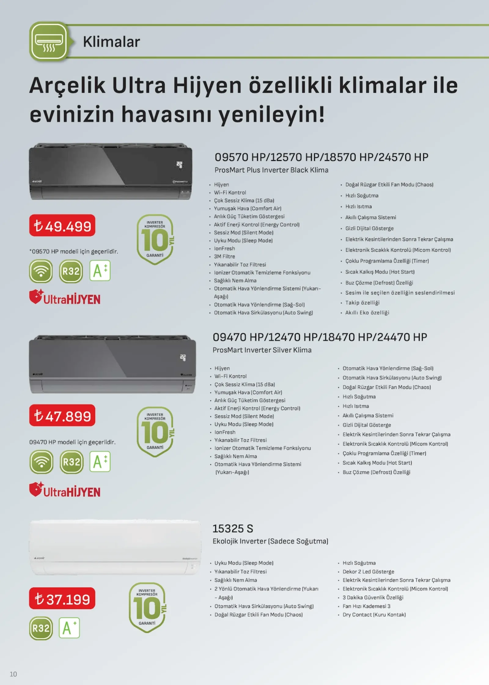 Arçelik broşürü sayfa 9