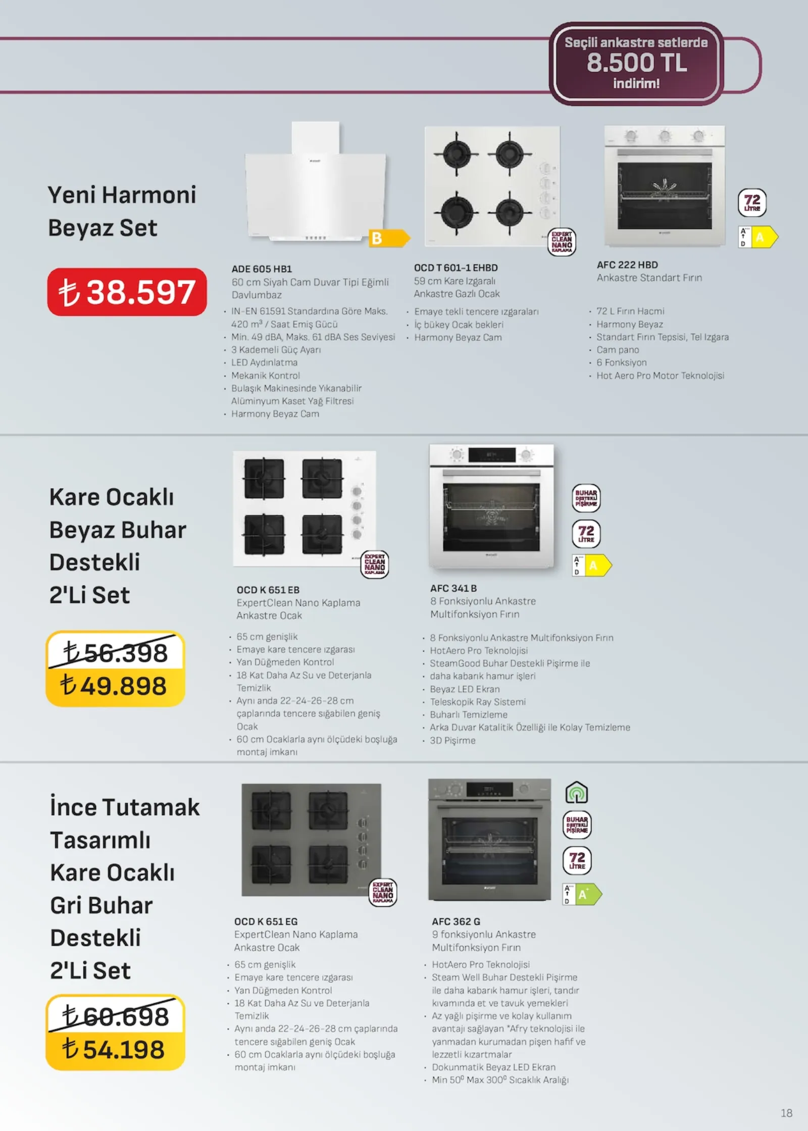 Arçelik broşürü sayfa 18