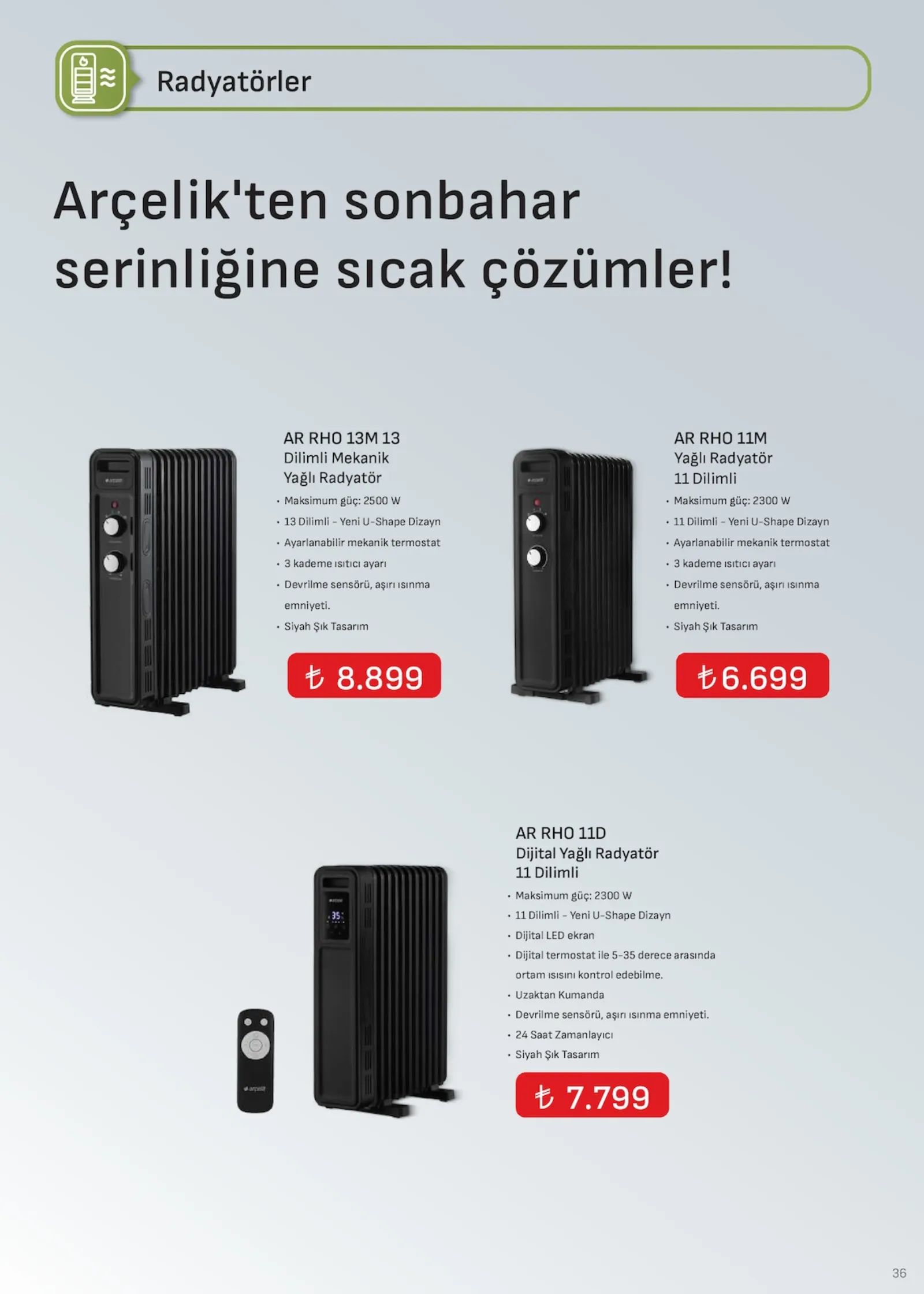 Arçelik broşürü sayfa 37