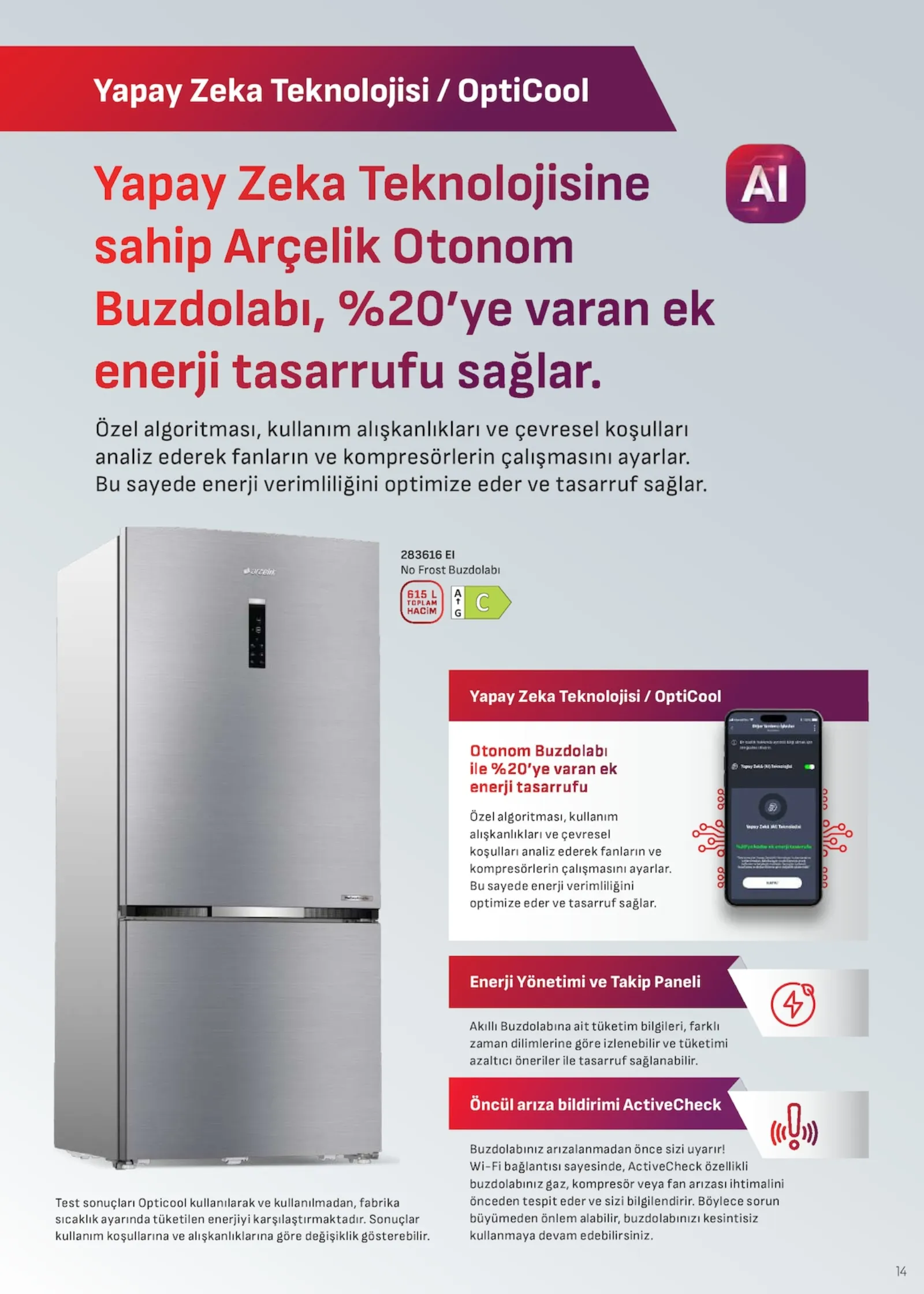 Arçelik broşürü sayfa 14