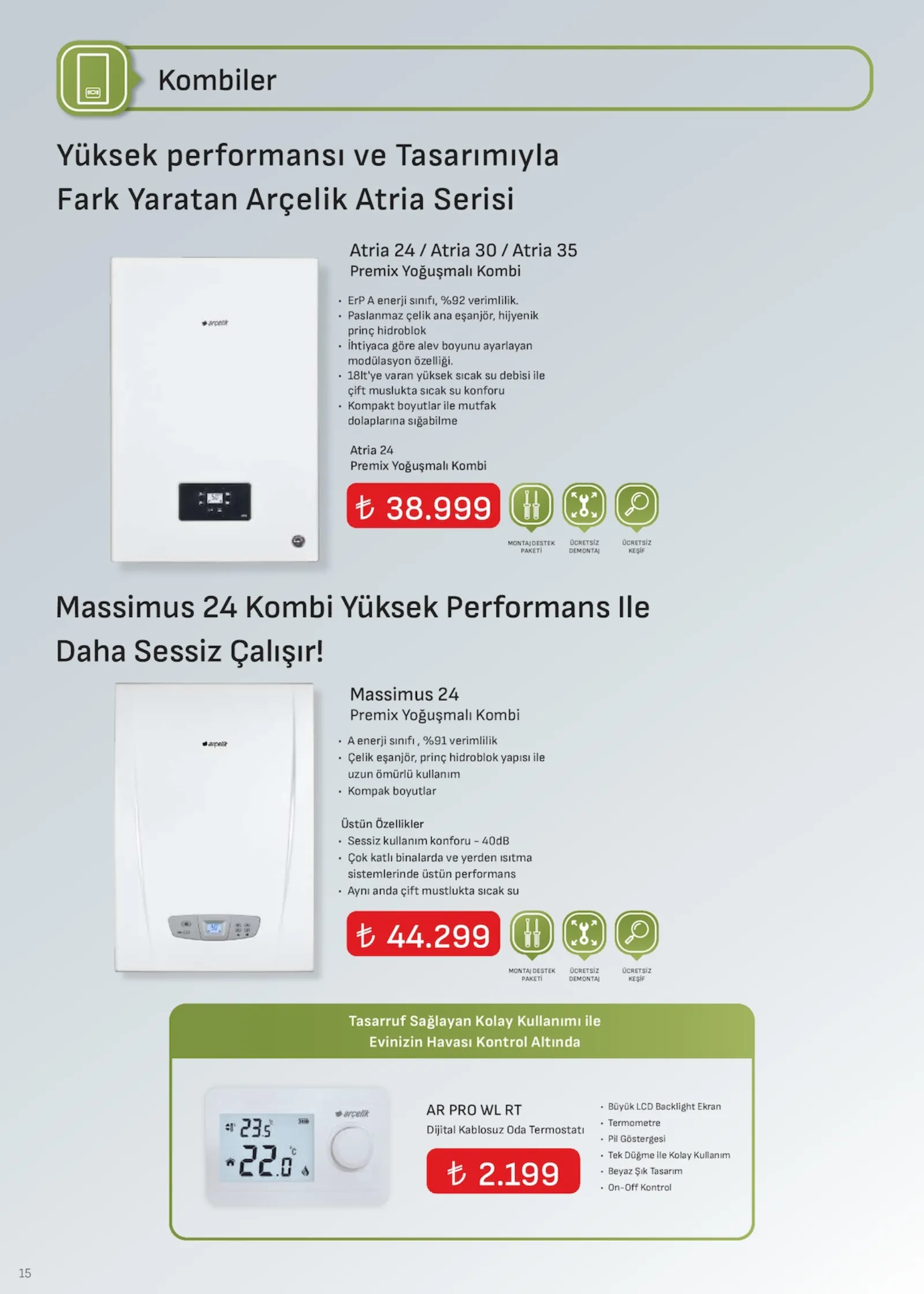 Arçelik broşürü sayfa 16