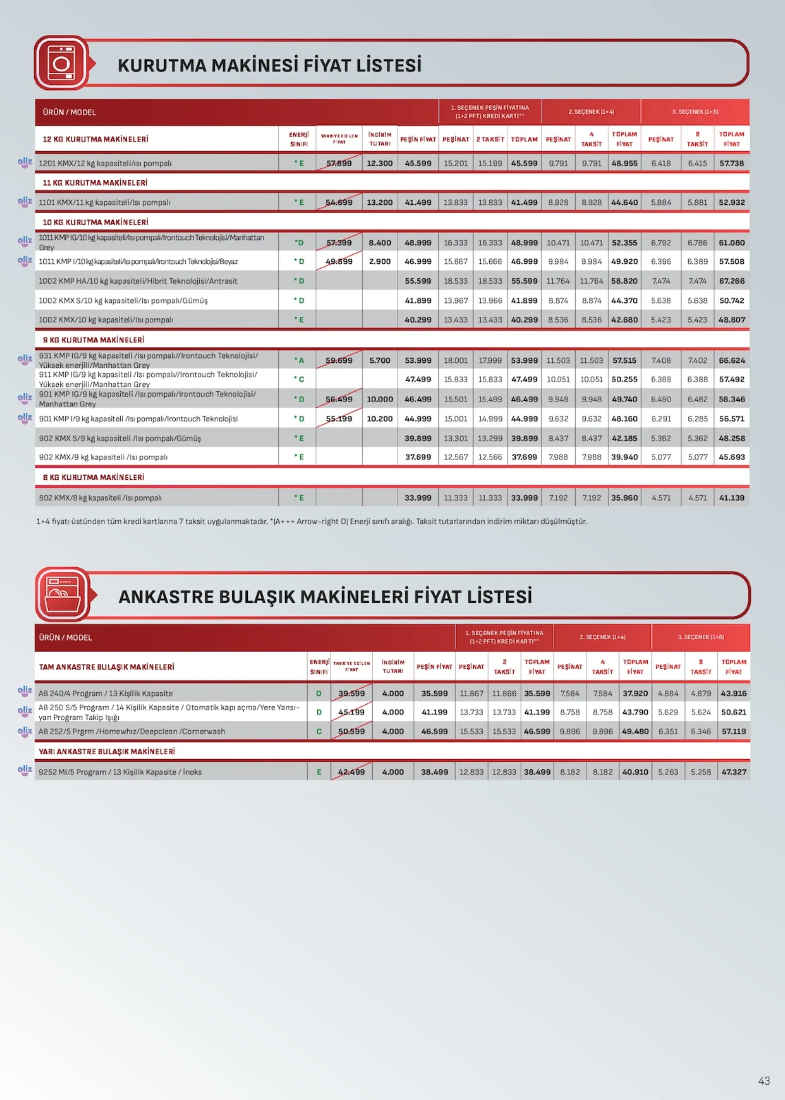 Arçelik broşürü sayfa 43