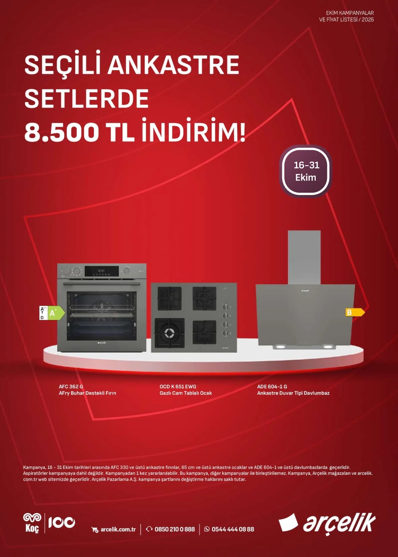 Arçelik broşürü sayfa 1