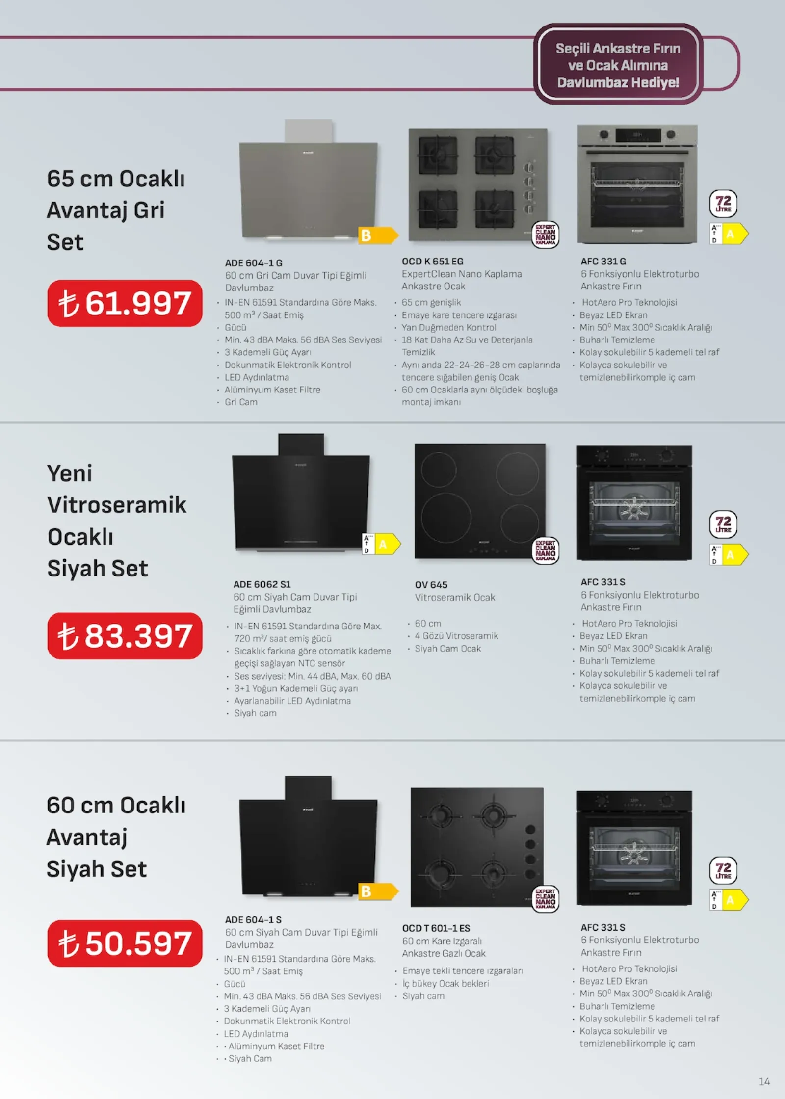 Arçelik broşürü sayfa 14