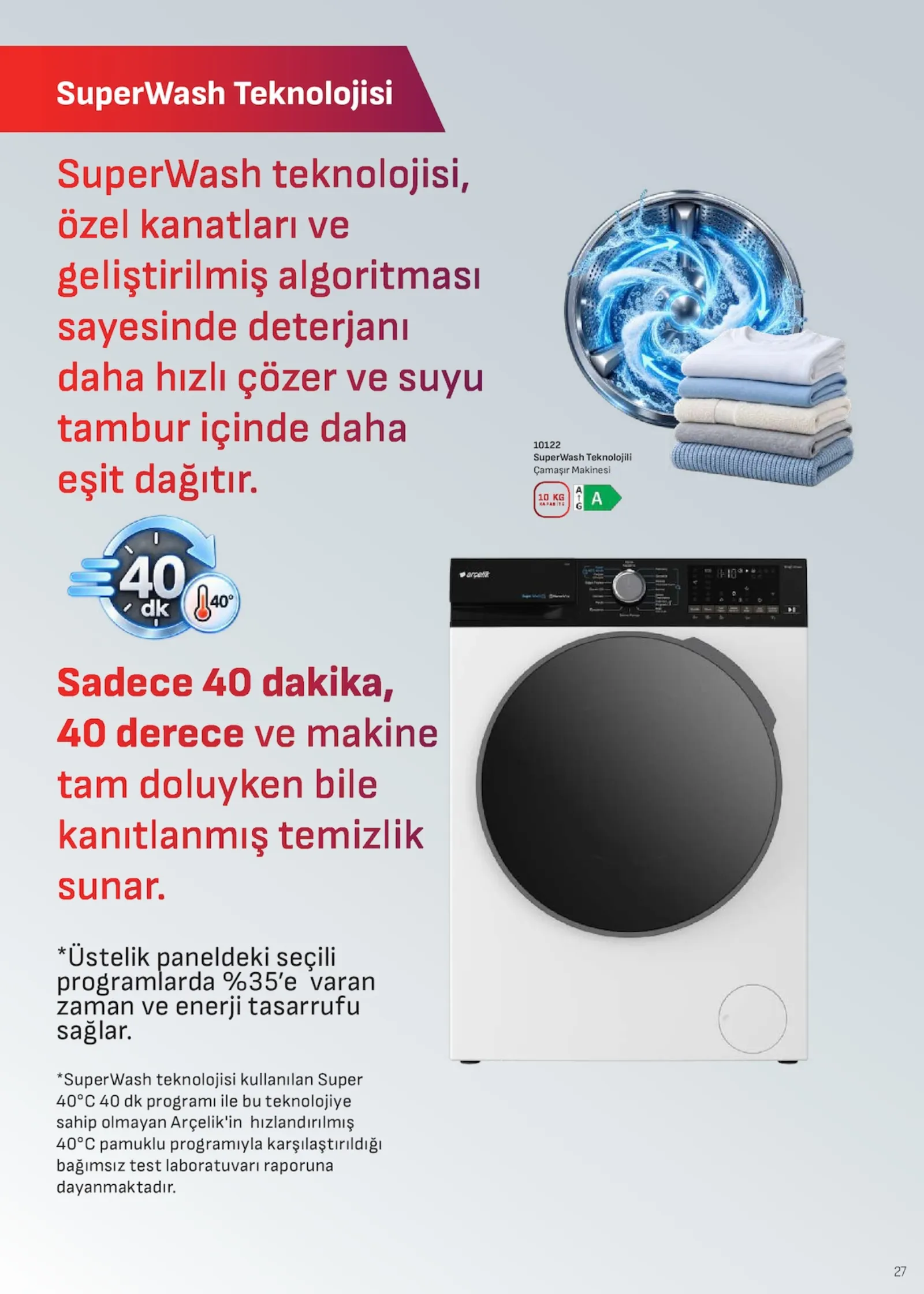 Arçelik broşürü sayfa 27