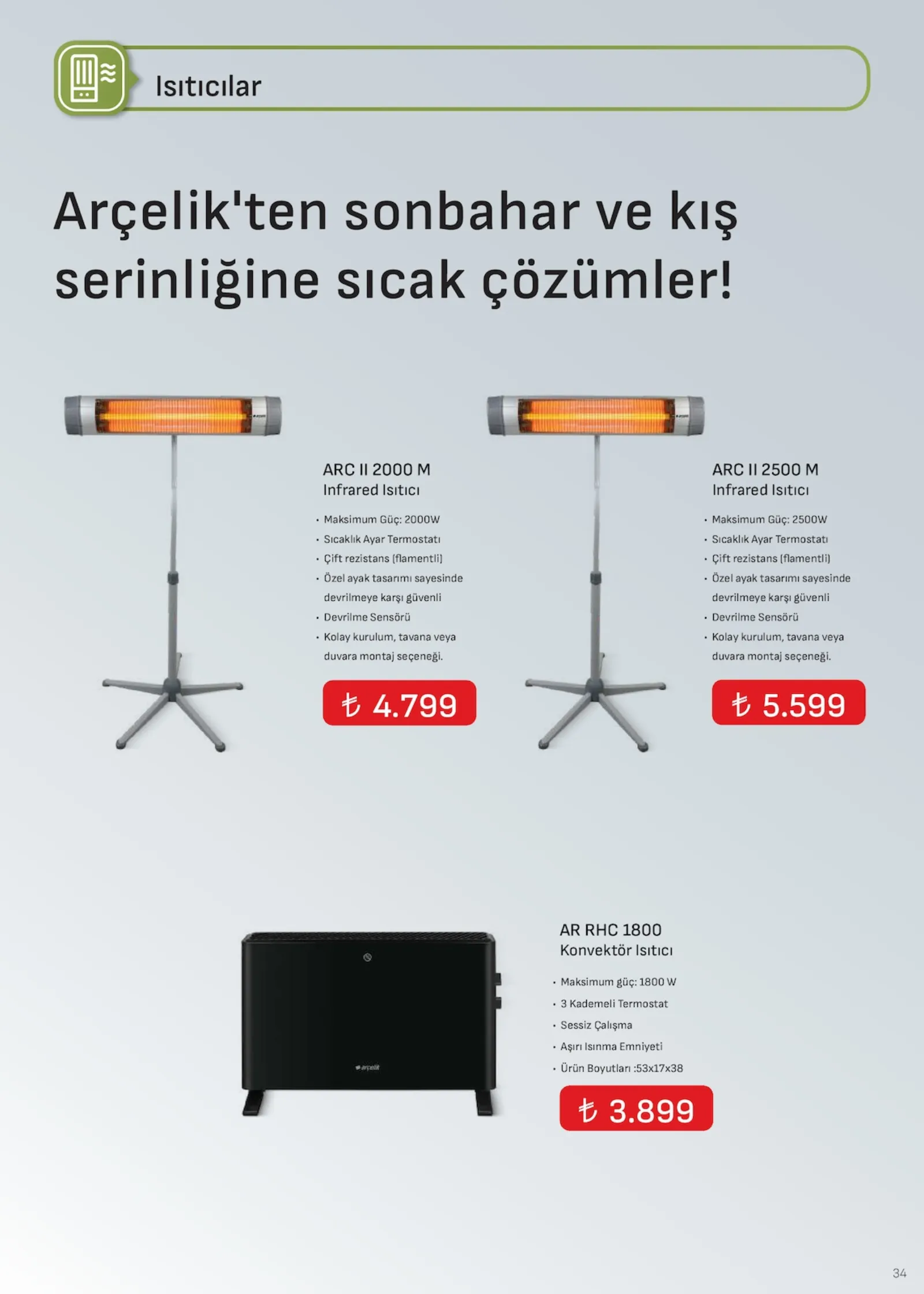 Arçelik broşürü sayfa 35