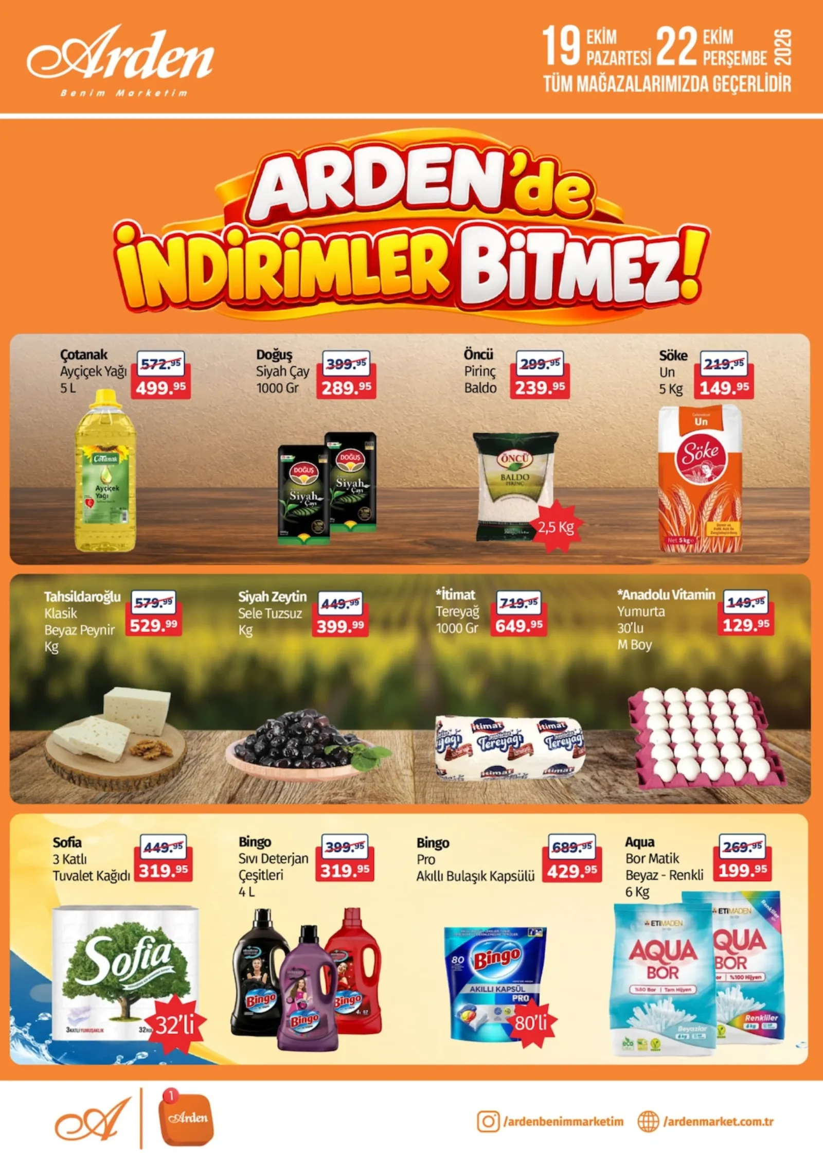 Arden Market broşürü sayfa 1