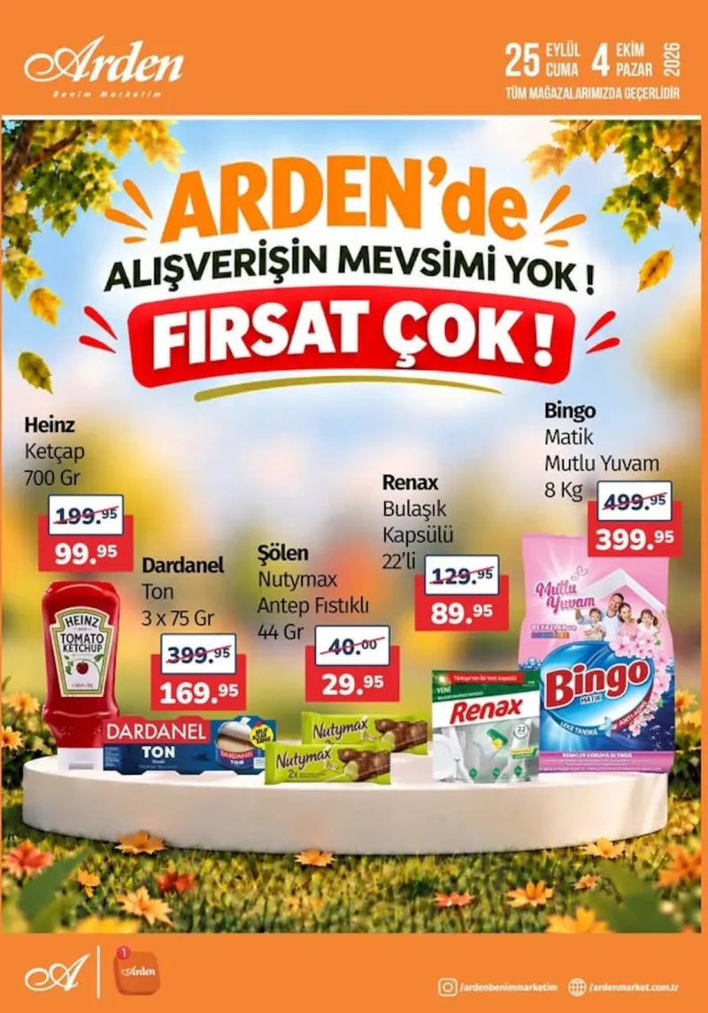 Arden Market broşürü sayfa 1