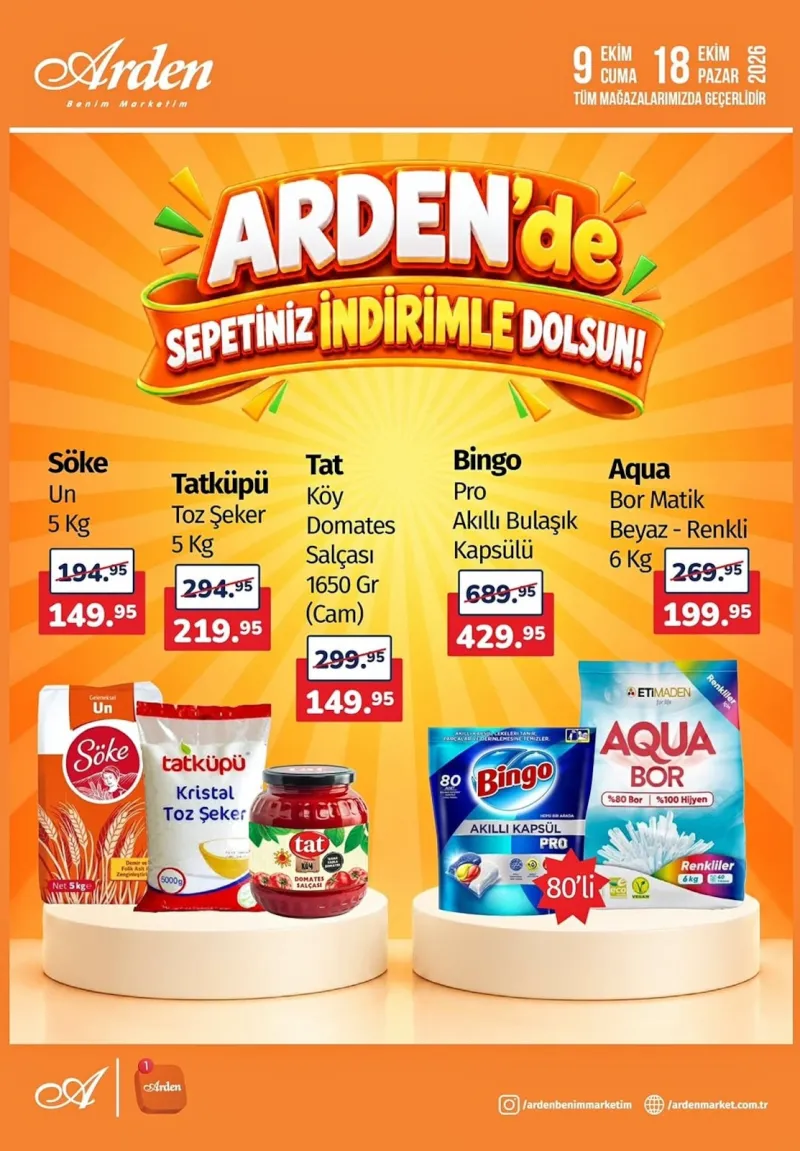 Arden Market broşürü sayfa 1