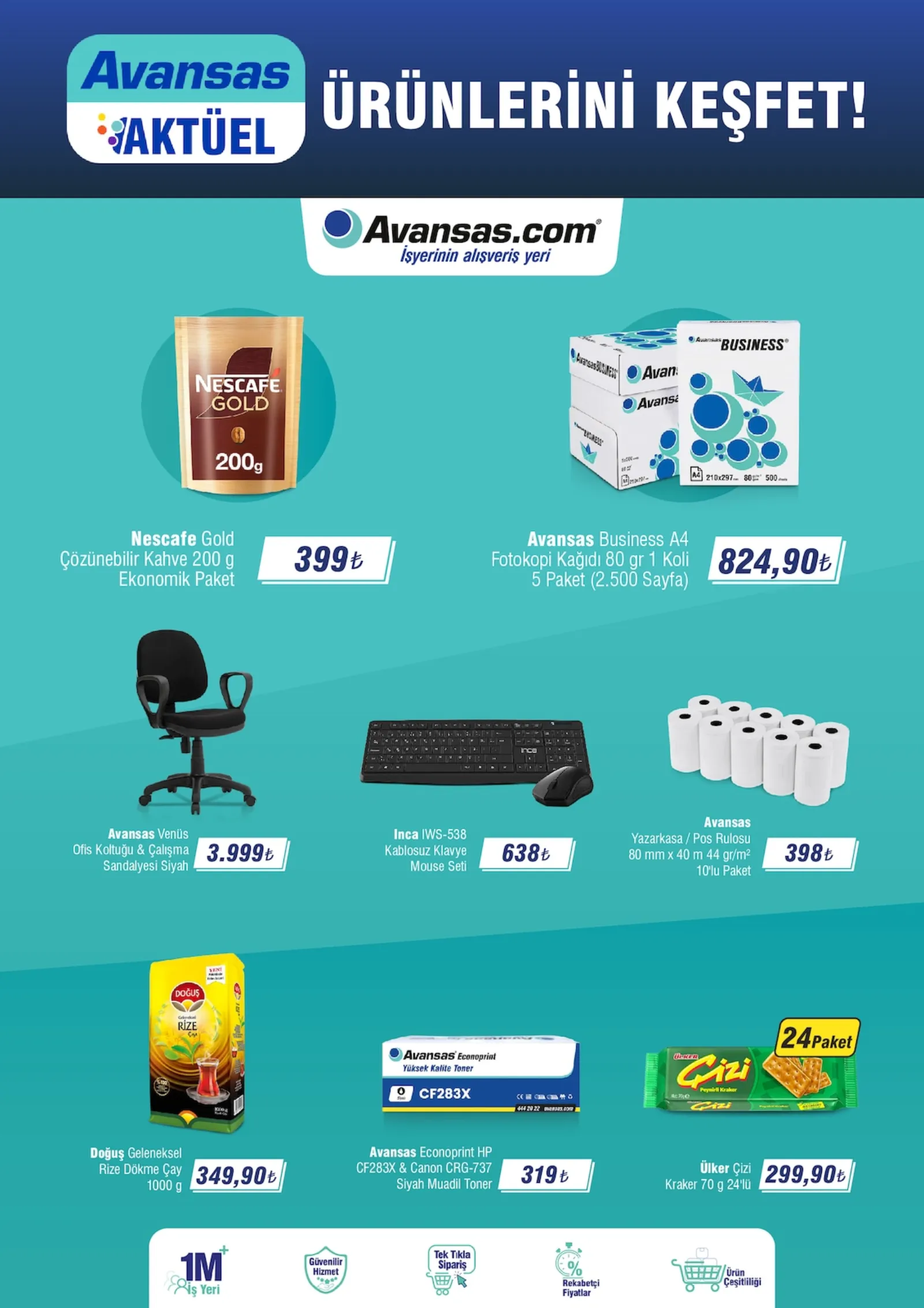 Avansas broşürü sayfa 1
