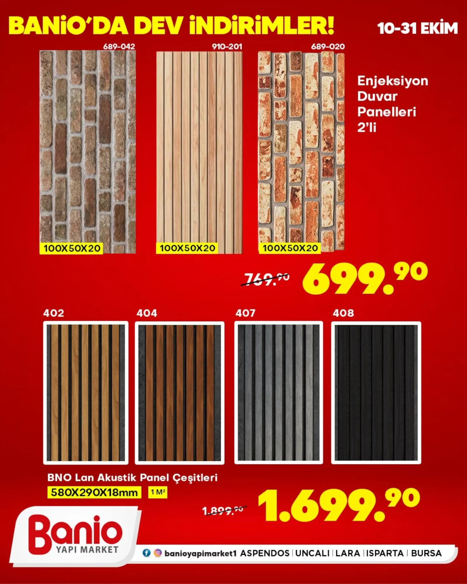 Banio Yapı Market broşürü sayfa 32