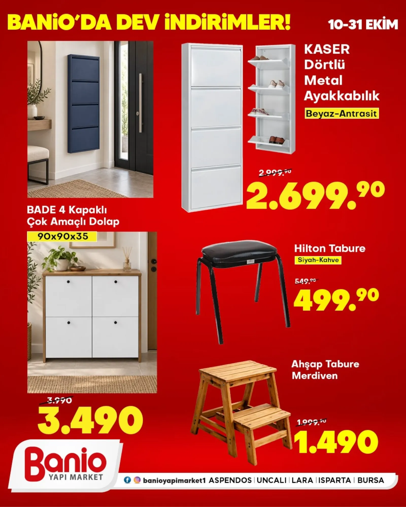 Banio Yapı Market broşürü sayfa 34