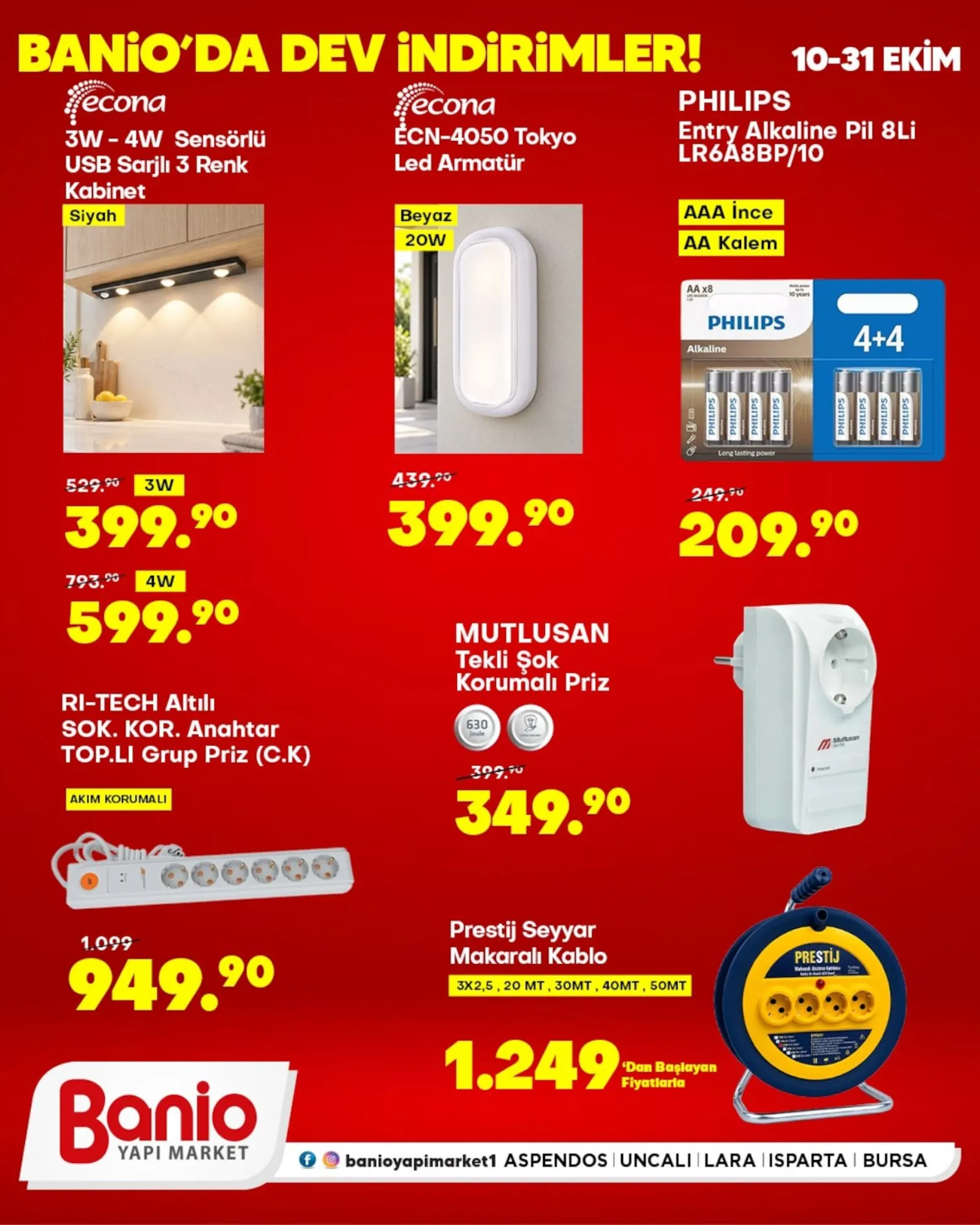 Banio Yapı Market broşürü sayfa 25