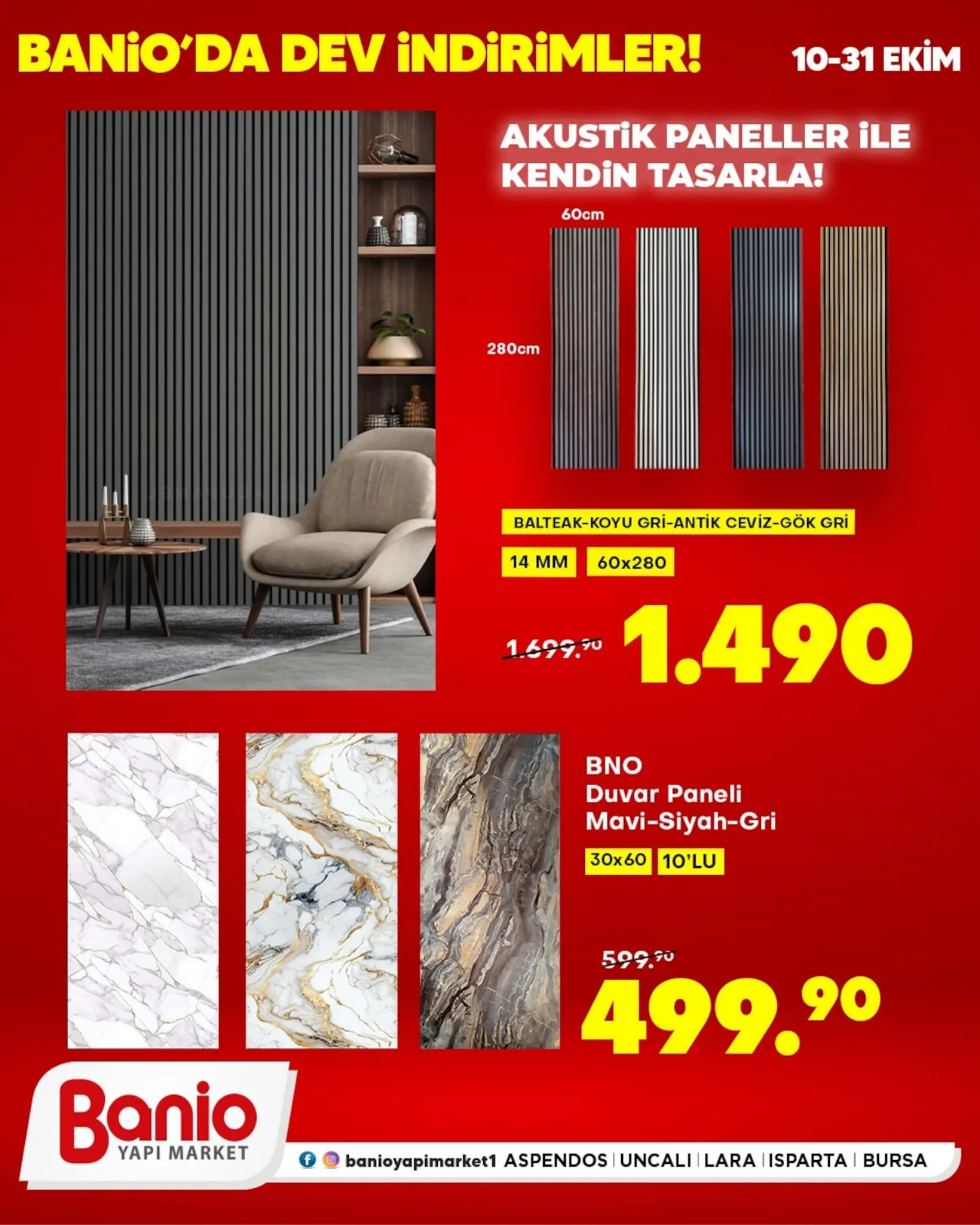 Banio Yapı Market broşürü sayfa 9