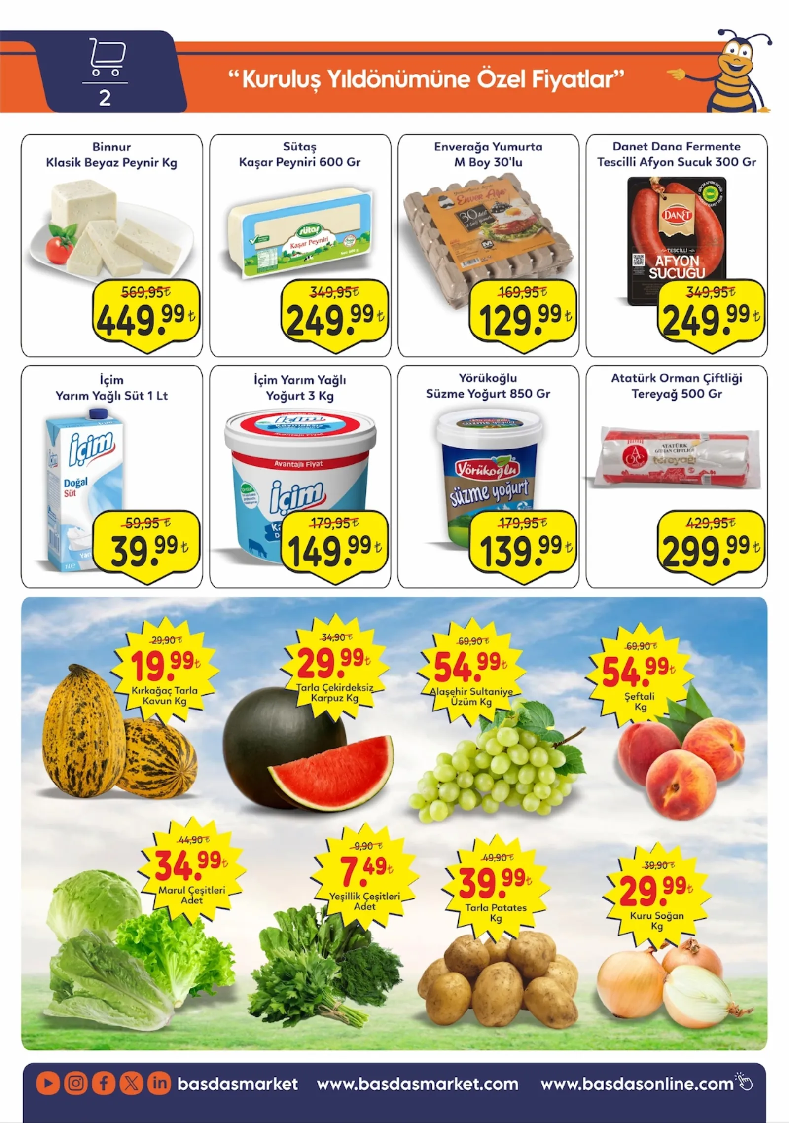Başdaş Market broşürü sayfa 2