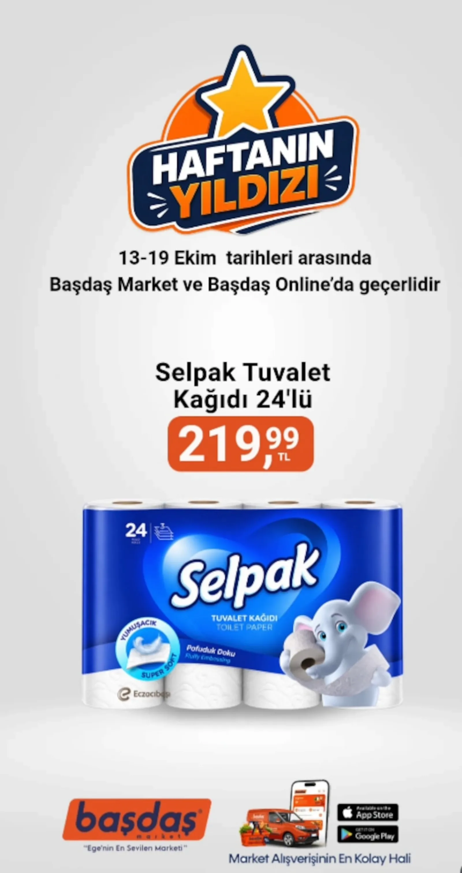 Başdaş Market broşürü sayfa 1
