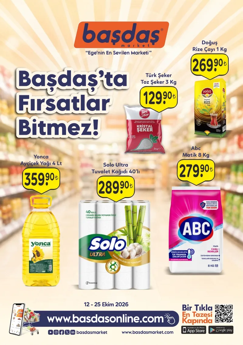 Başdaş Market broşürü