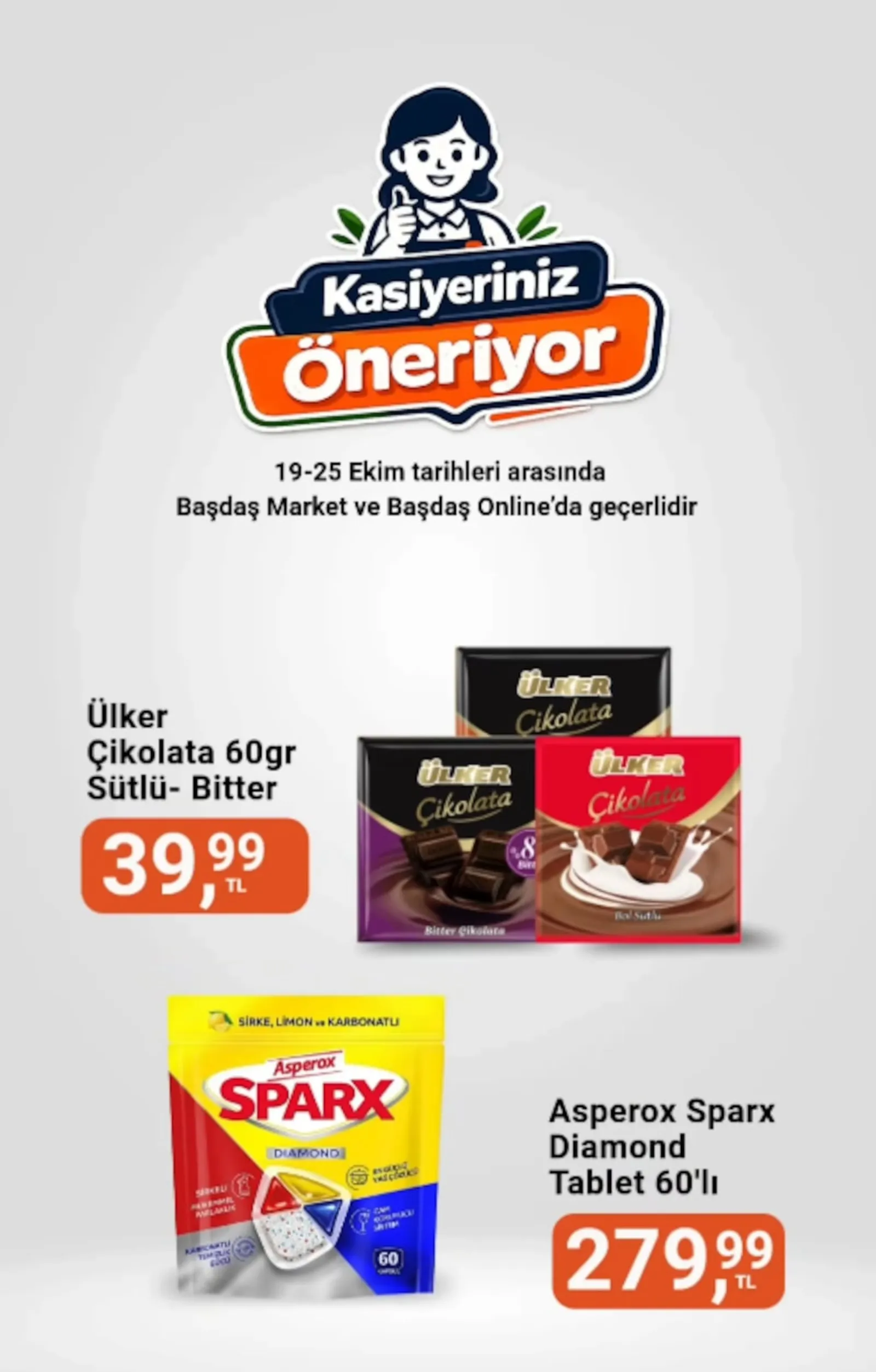 Başdaş Market broşürü sayfa 1