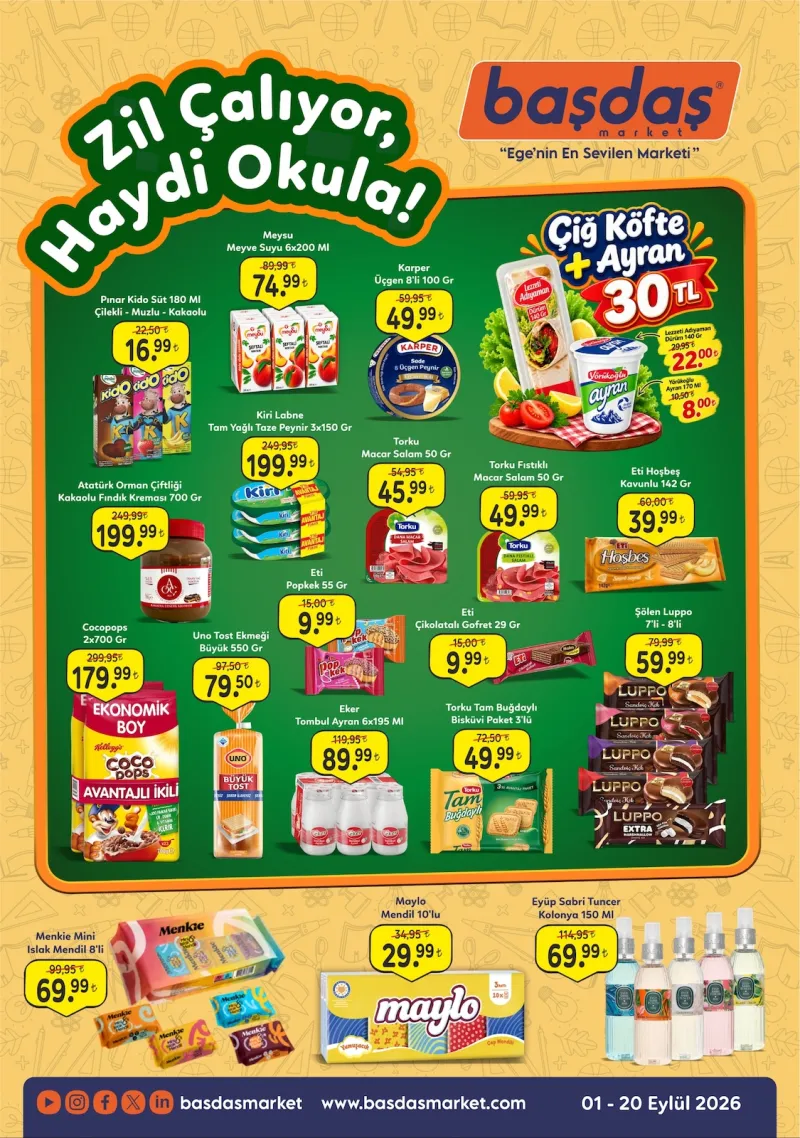 Başdaş Market broşürü