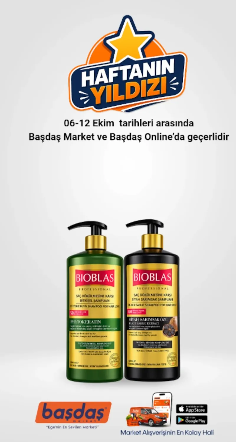 Başdaş Market broşürü sayfa 1