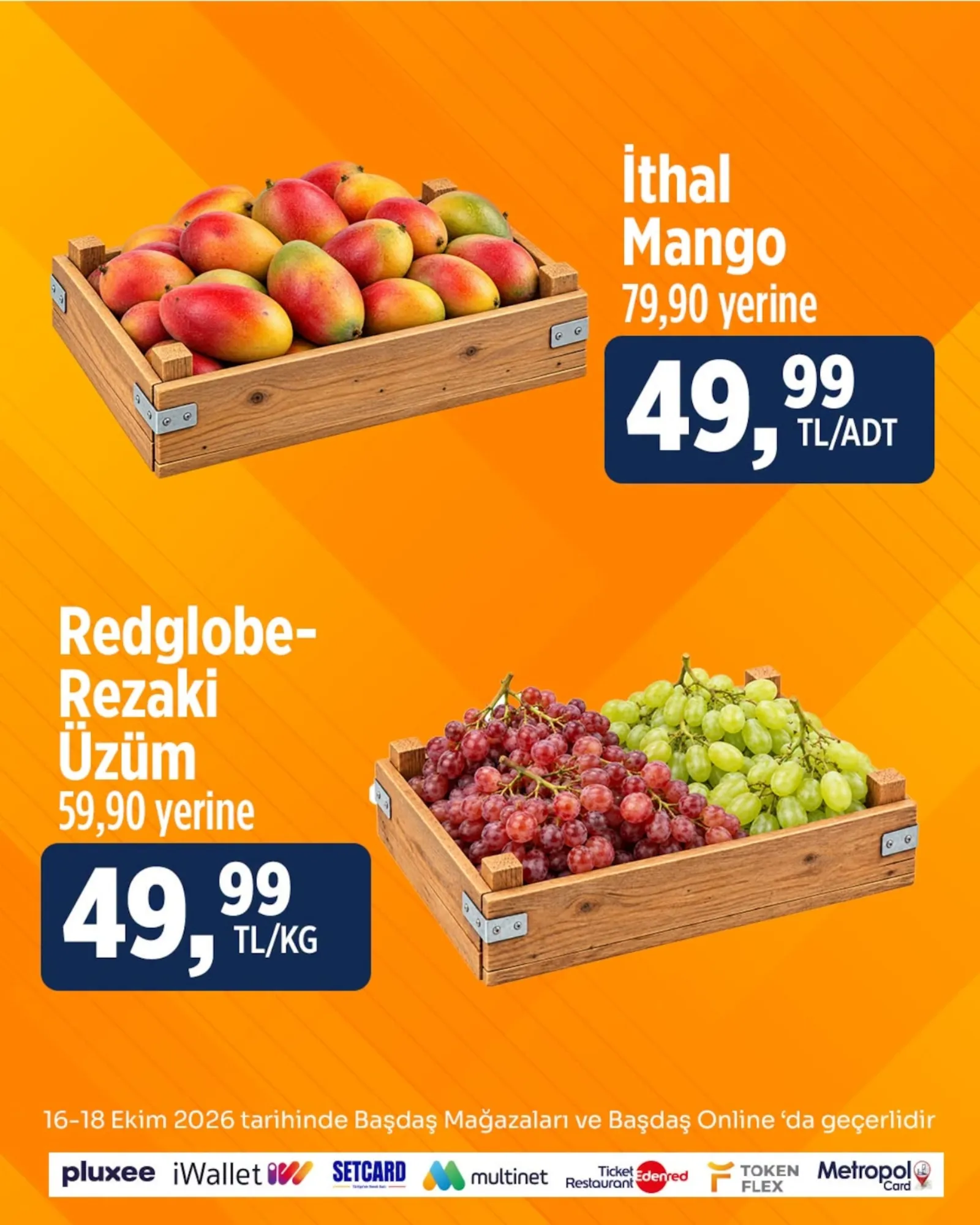Başdaş Market broşürü sayfa 2