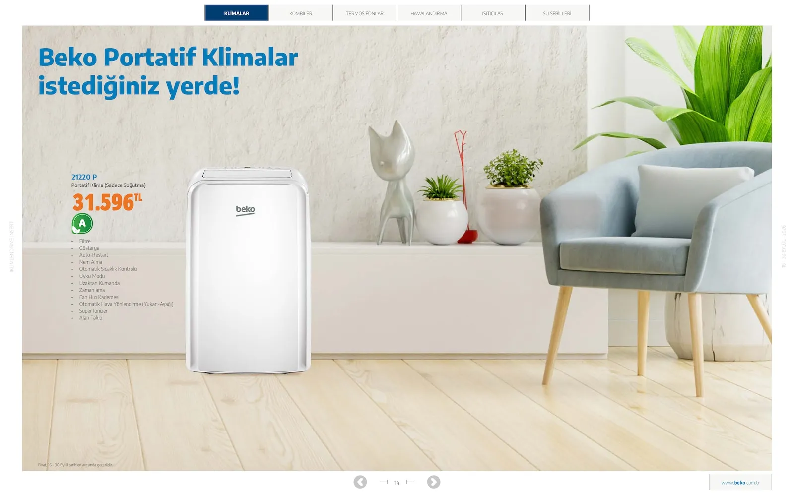 Beko broşürü sayfa 14