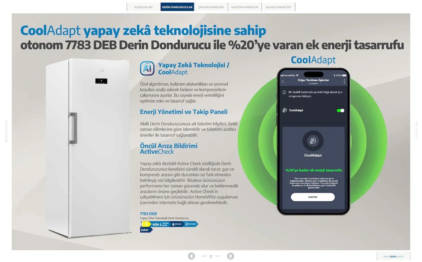 Beko broşürü sayfa 27