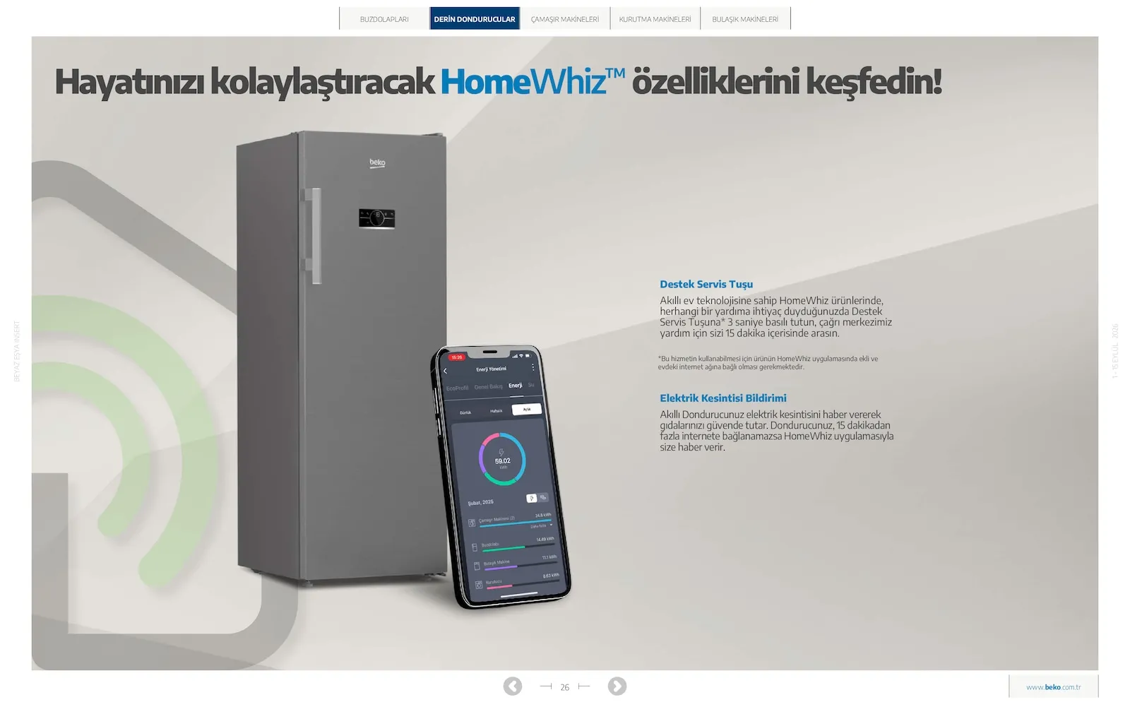 Beko broşürü sayfa 26