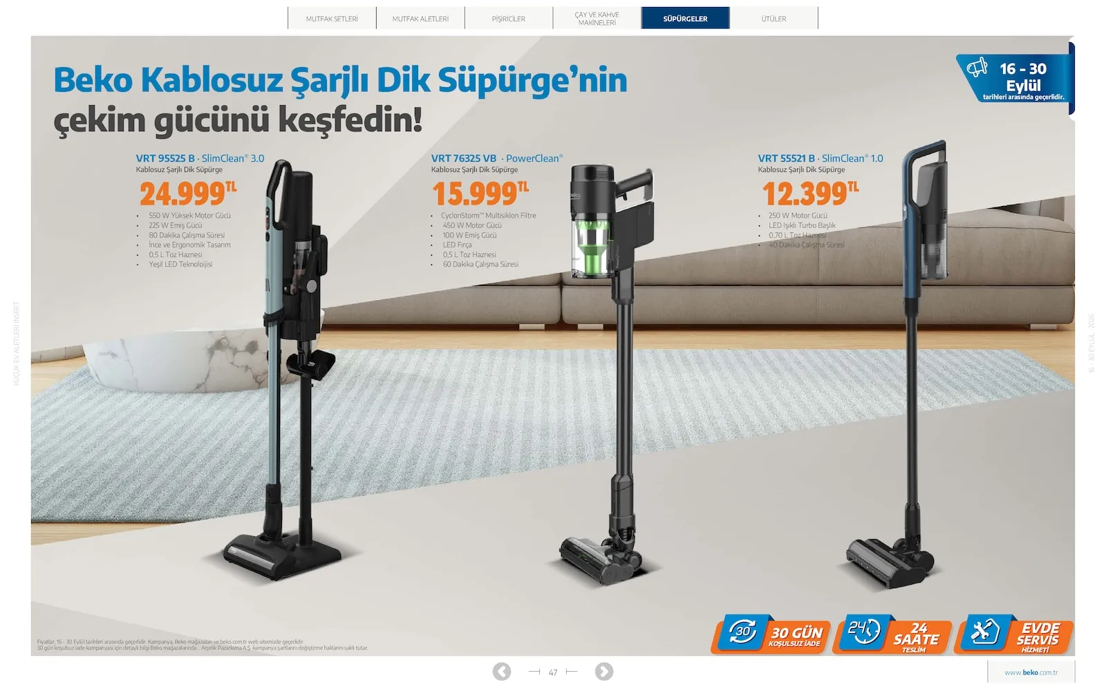 Beko broşürü sayfa 47