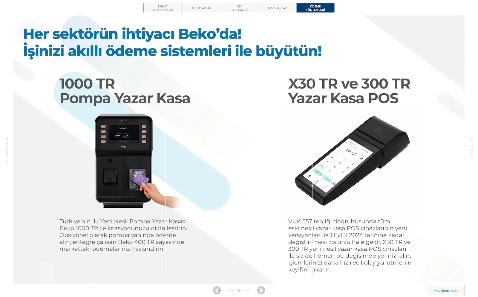 Beko broşürü sayfa 32