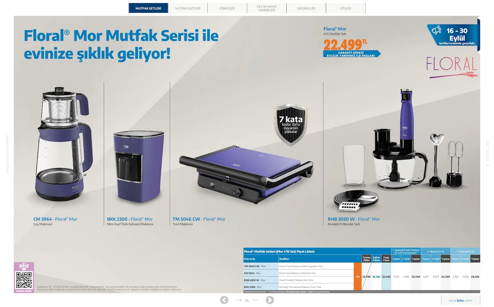 Beko broşürü sayfa 14