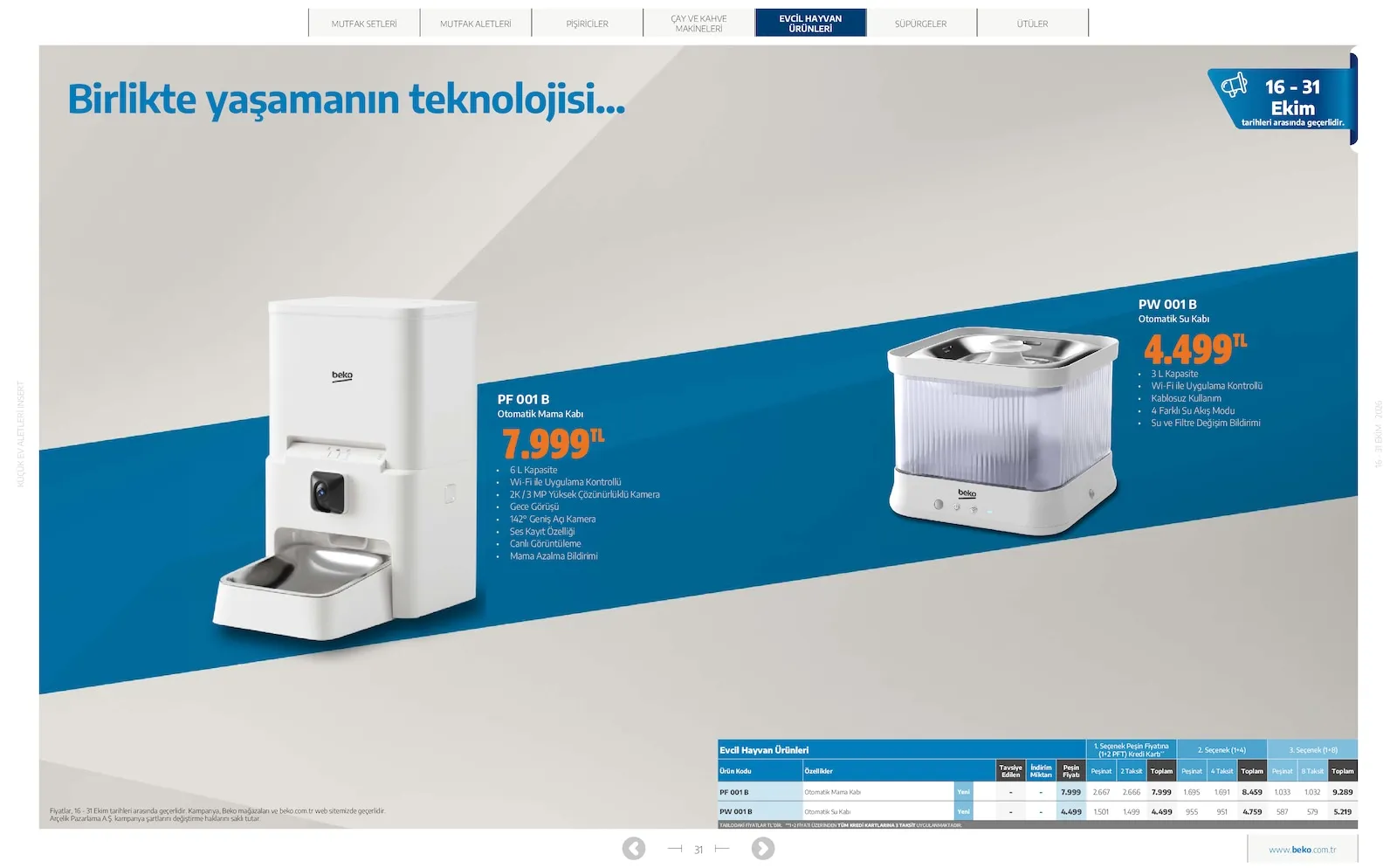 Beko broşürü sayfa 31