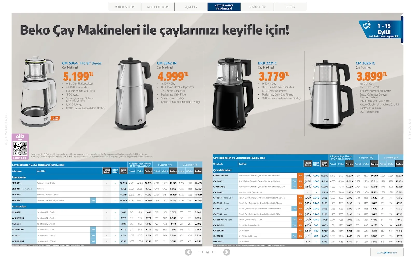 Beko broşürü sayfa 36