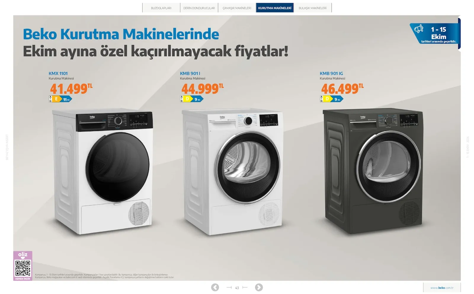 Beko broşürü sayfa 43