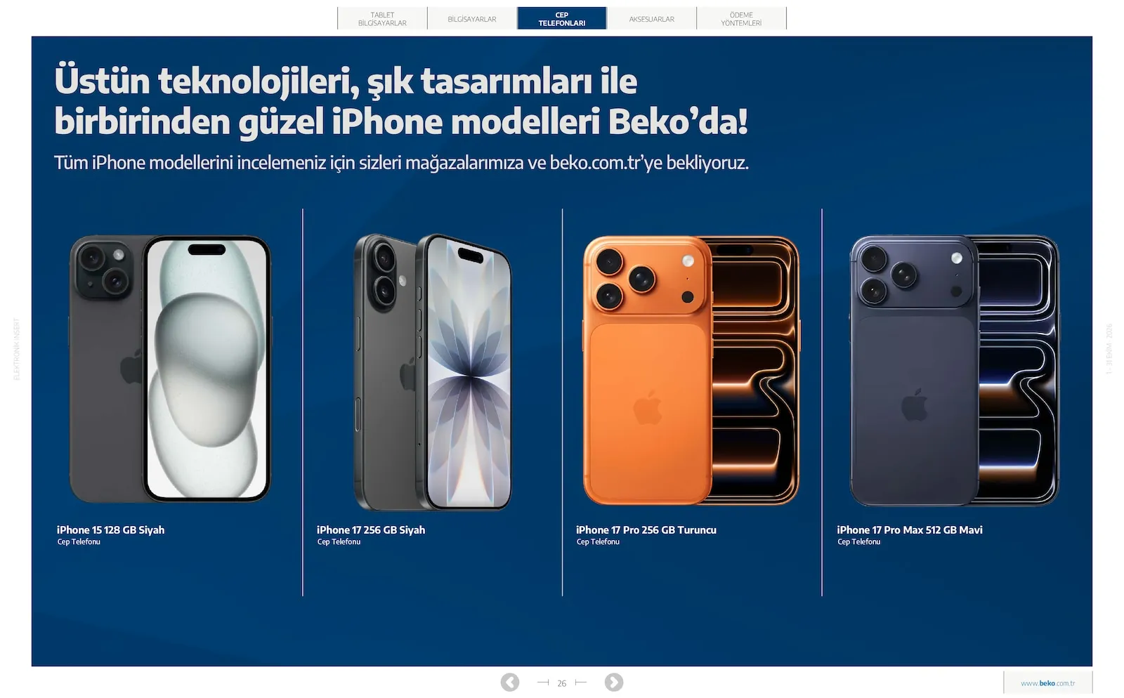 Beko broşürü sayfa 26